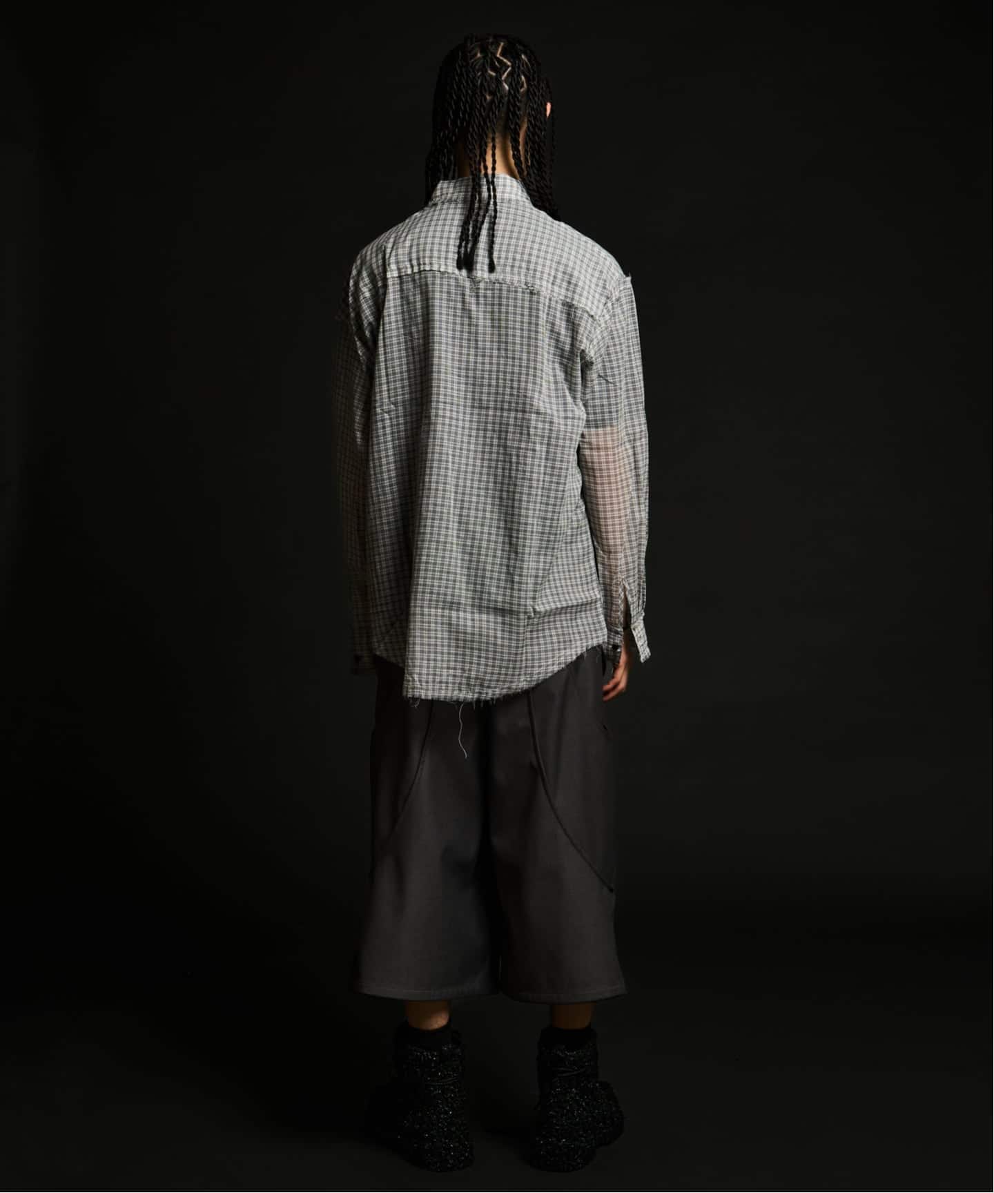 GOAT ESSENCE / ゴートエッセンス TUCK CURVE WIDE SHORTS（ショート