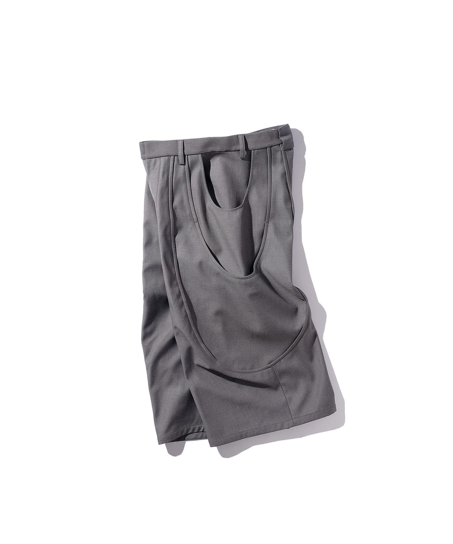 GOAT ESSENCE / ゴートエッセンス TUCK CURVE WIDE SHORTS（ショート