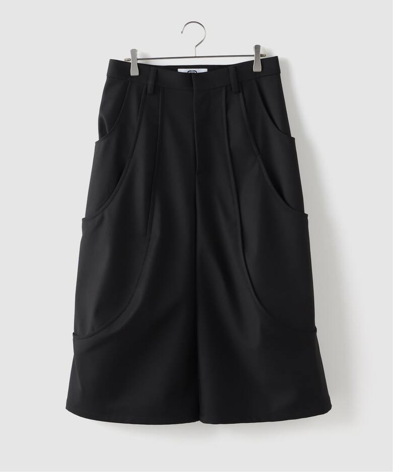 GOAT ESSENCE / ゴートエッセンス TUCK CURVE WIDE SHORTS（ショート 