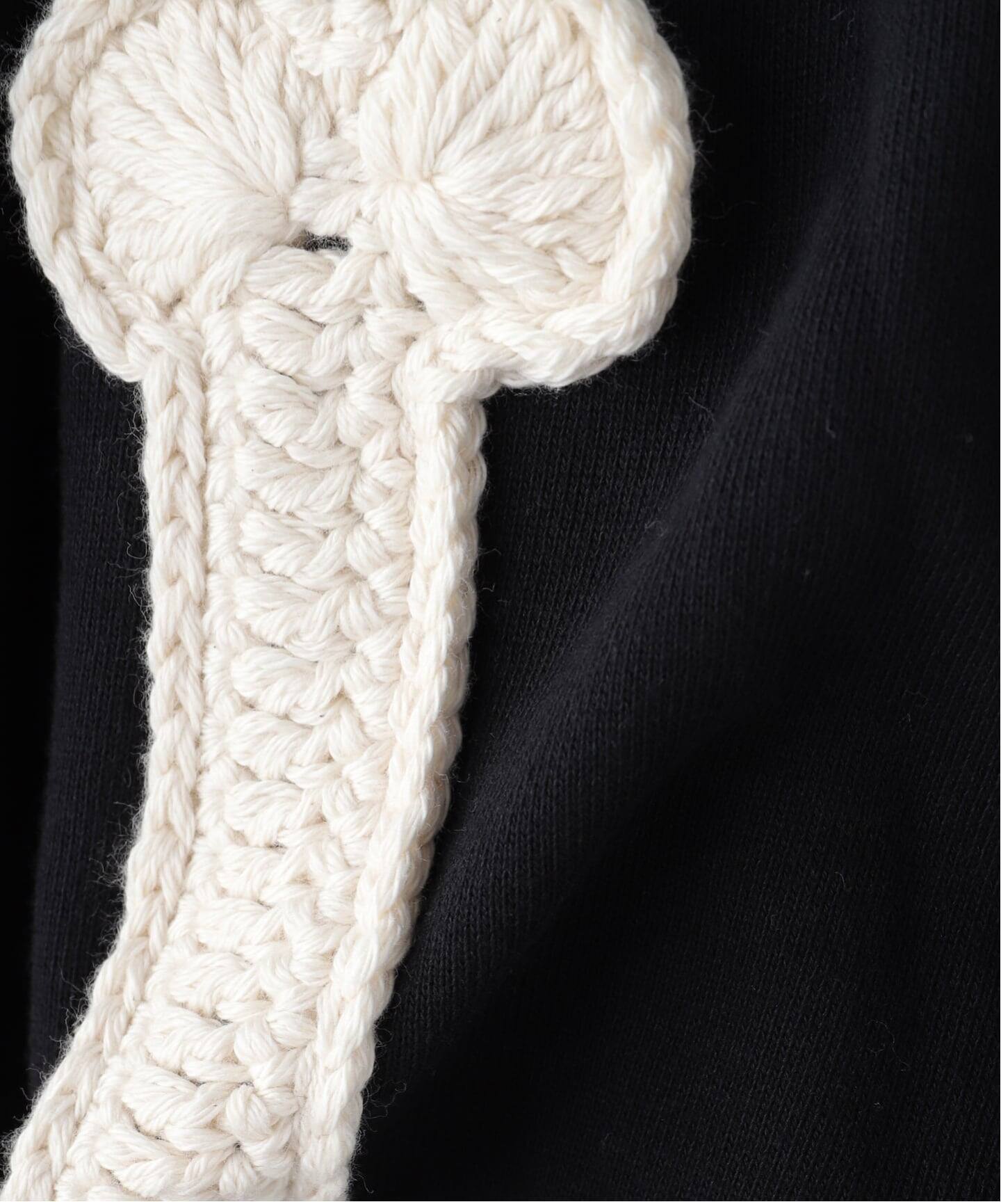 DISCOVERED / ディスカバード BONE CROCHET SWEAT SHORTS（ショート