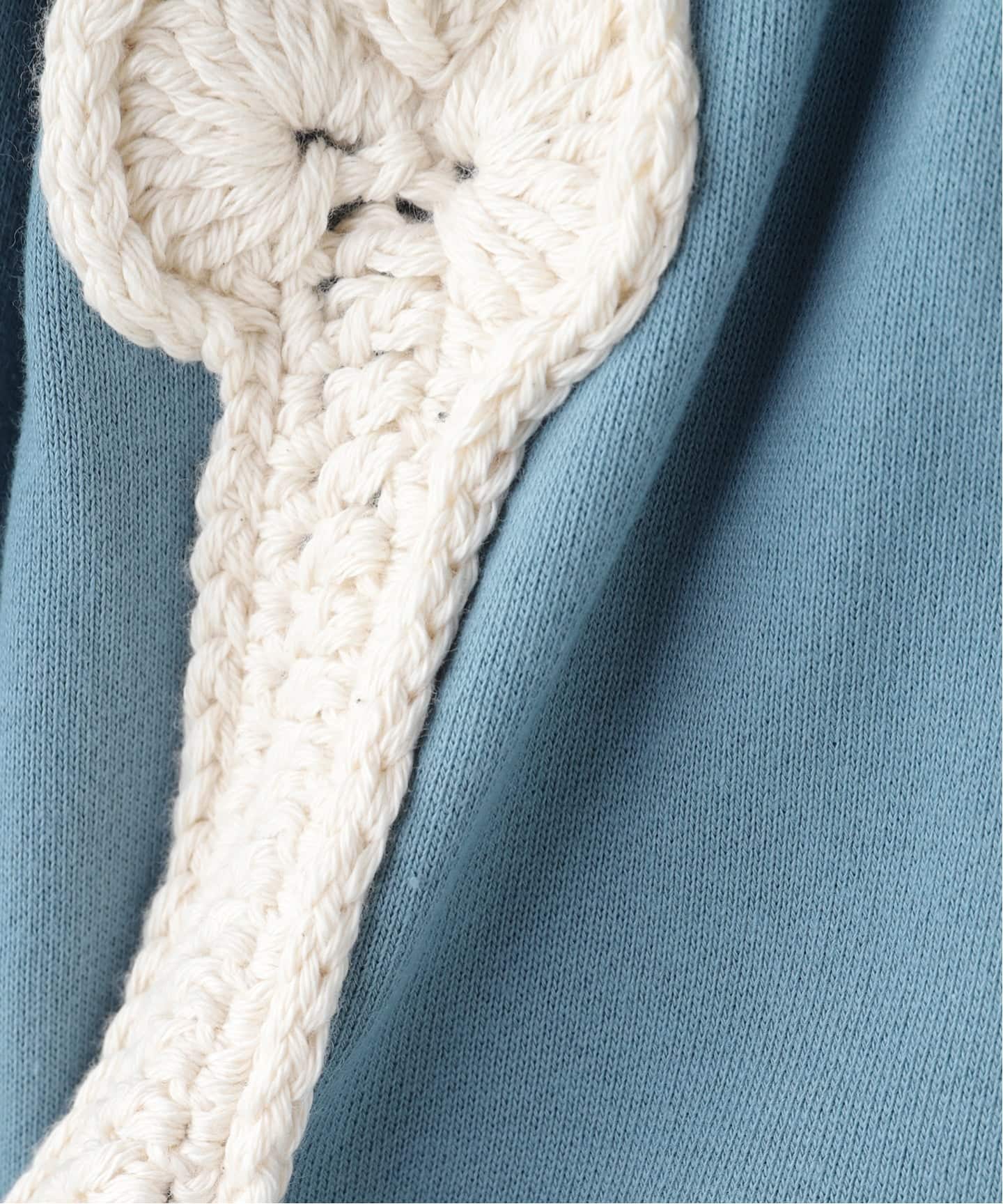DISCOVERED / ディスカバード BONE CROCHET SWEAT SHORTS（ショート