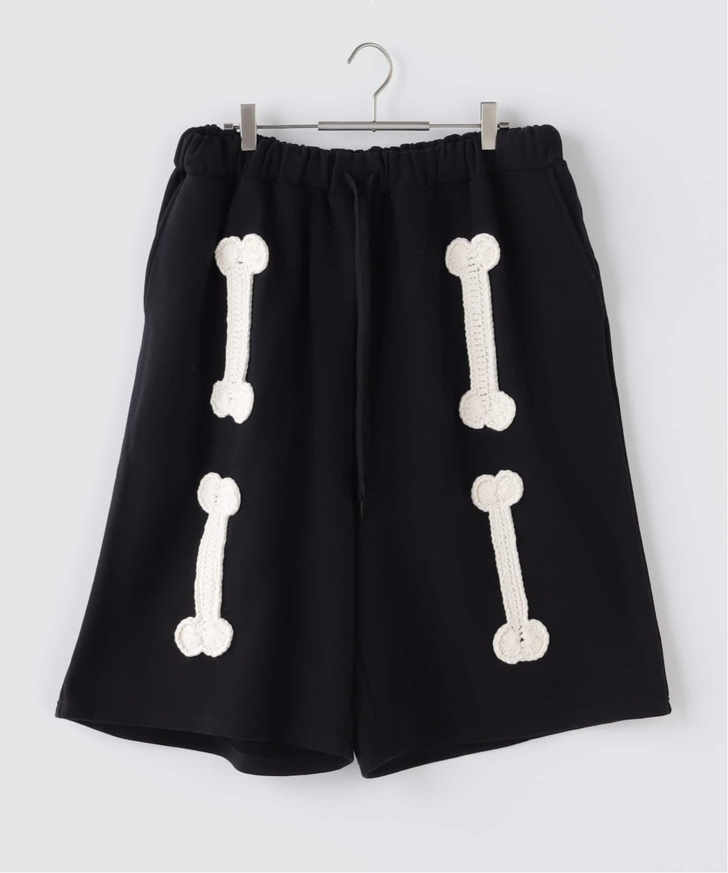 DISCOVERED / ディスカバード BONE CROCHET SWEAT SHORTS（ショート