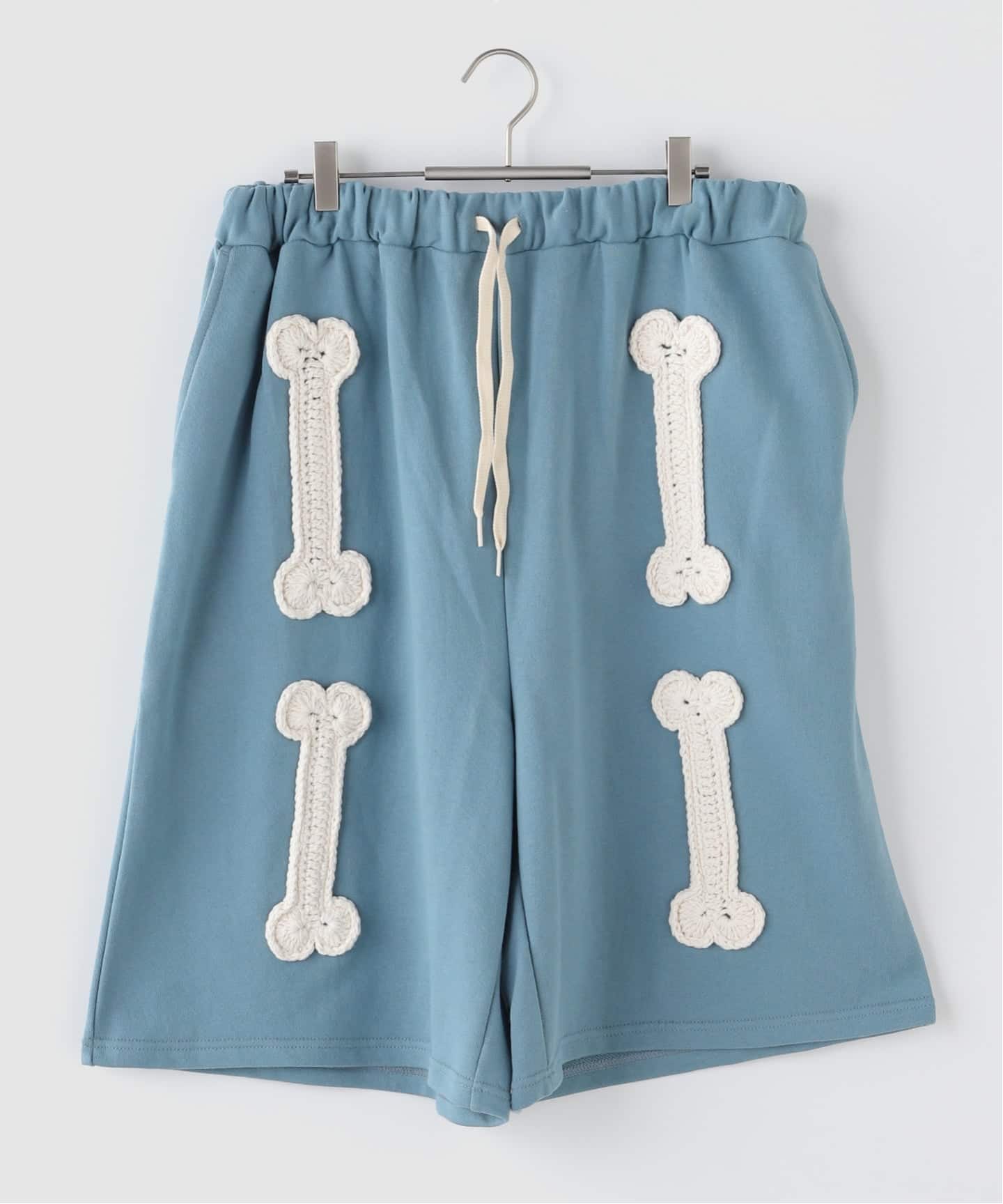 DISCOVERED / ディスカバード BONE CROCHET SWEAT SHORTS（ショート