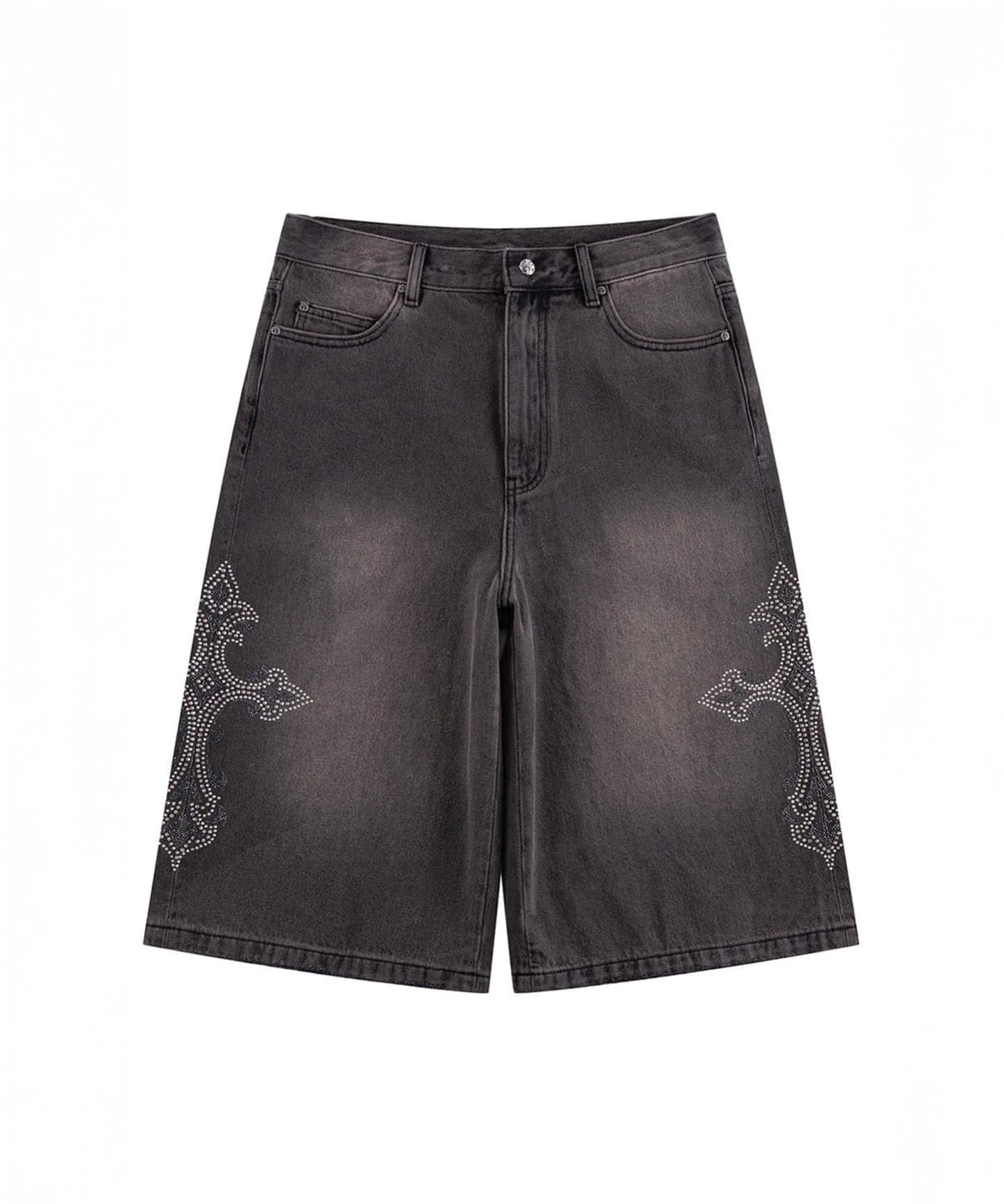 SUPPLIER / サプライヤー Cross Leather Patch Baggy Denim（デニム
