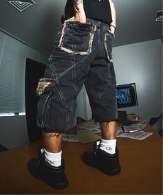 SUPPLIER 別注 Fur SWITCHING BAGGY Shorts（ショート・ハーフパンツ 