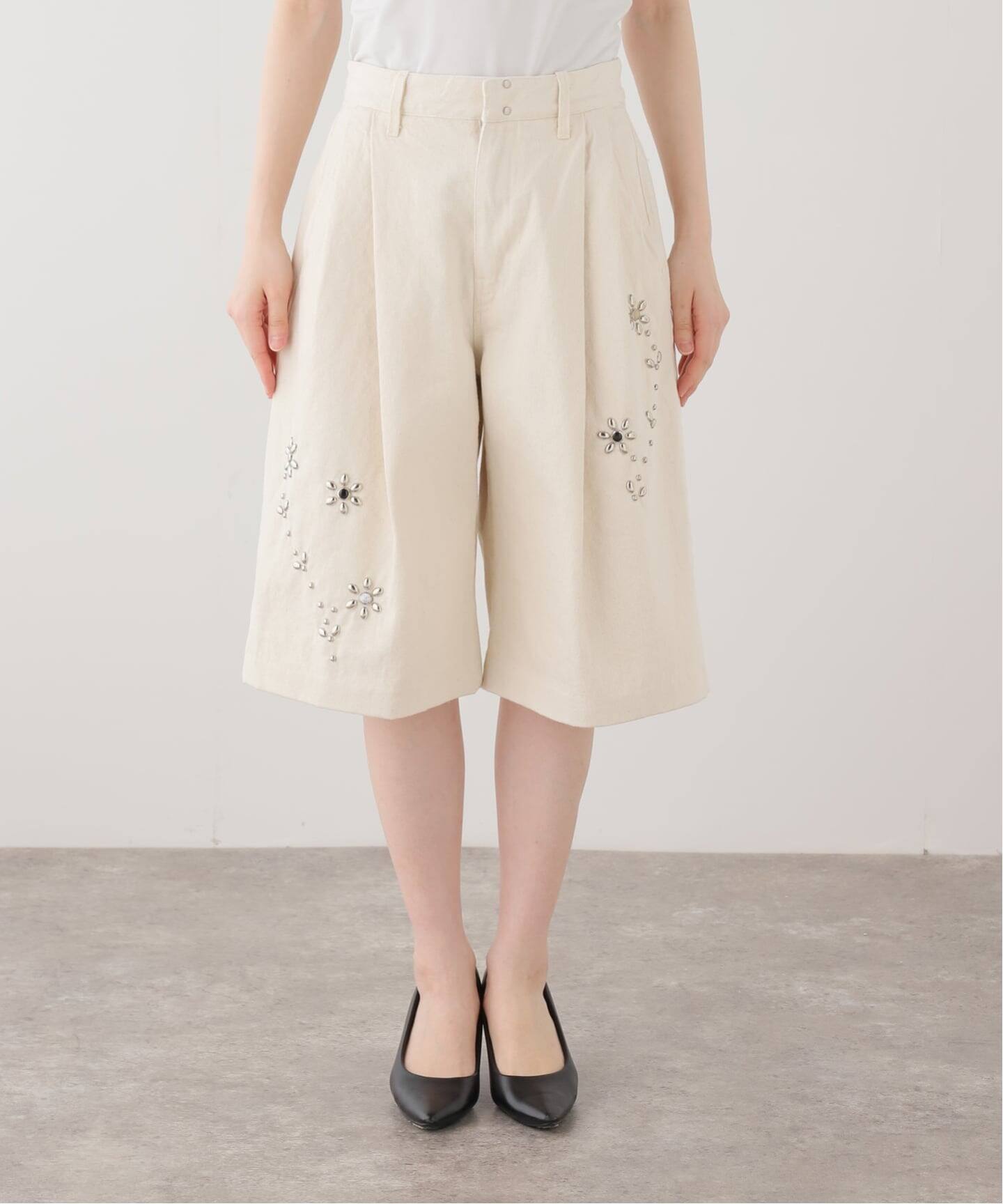 TANAKA / タナカ HAKAMA JEAN SHORTS（ショート・ハーフパンツ