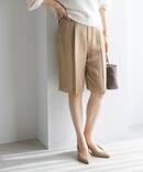 《予約》コンパクトサテンバミューダーパンツ