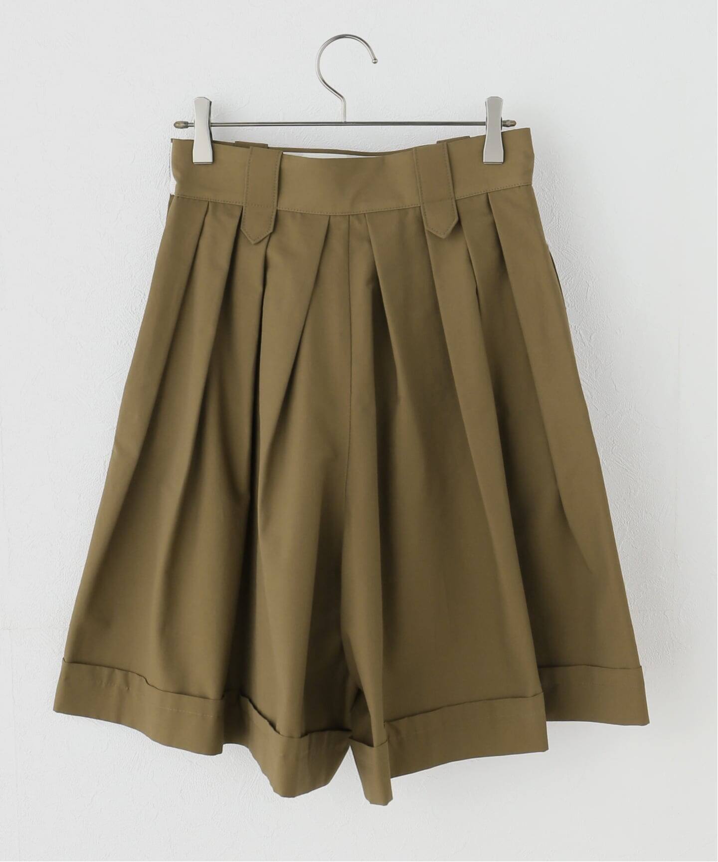 Ujoh/ウジョー Tuck Culottes（ショート・ハーフパンツ）｜NOBLE 