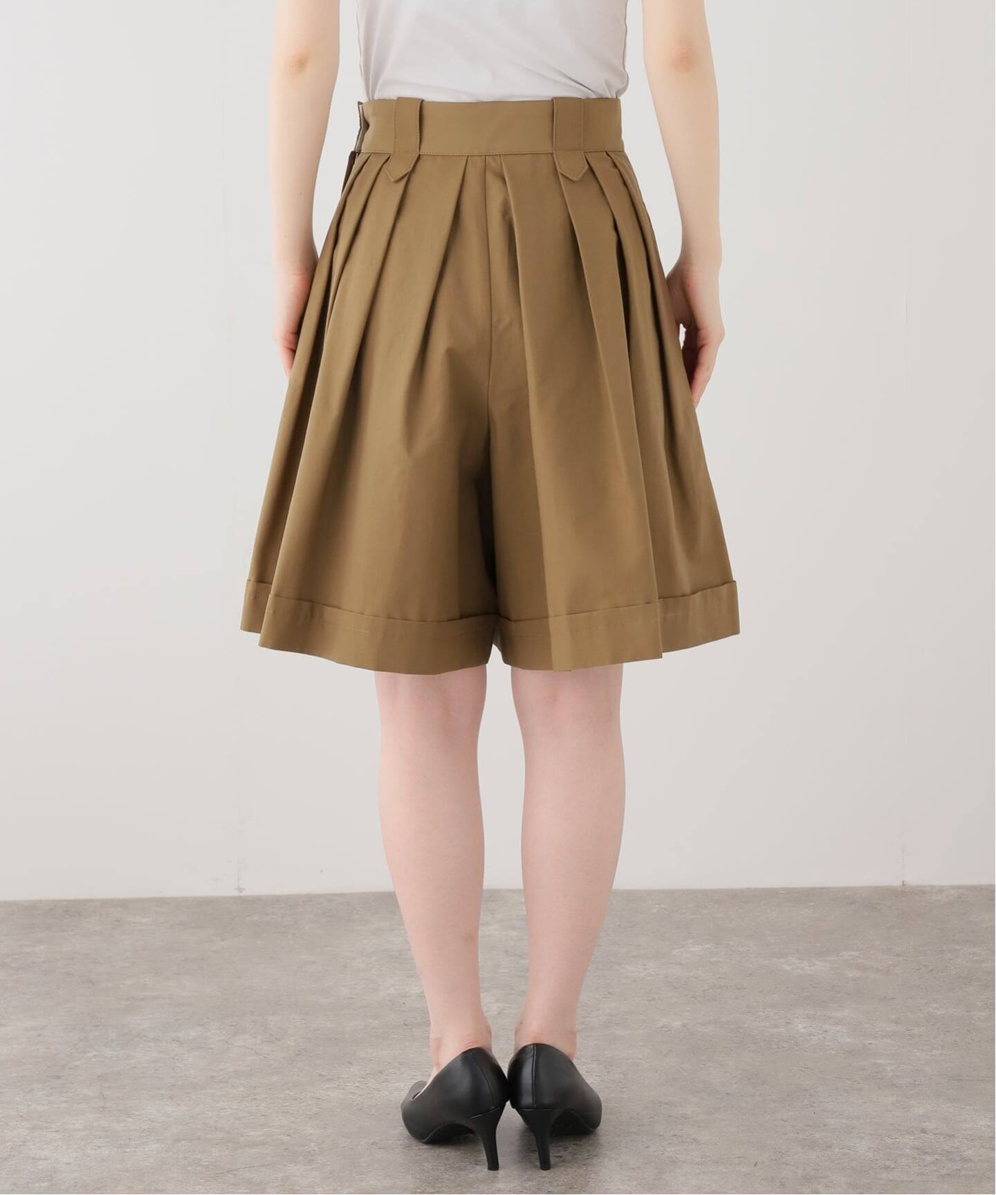 Ujoh/ウジョー Tuck Culottes（ショート・ハーフパンツ）｜NOBLE