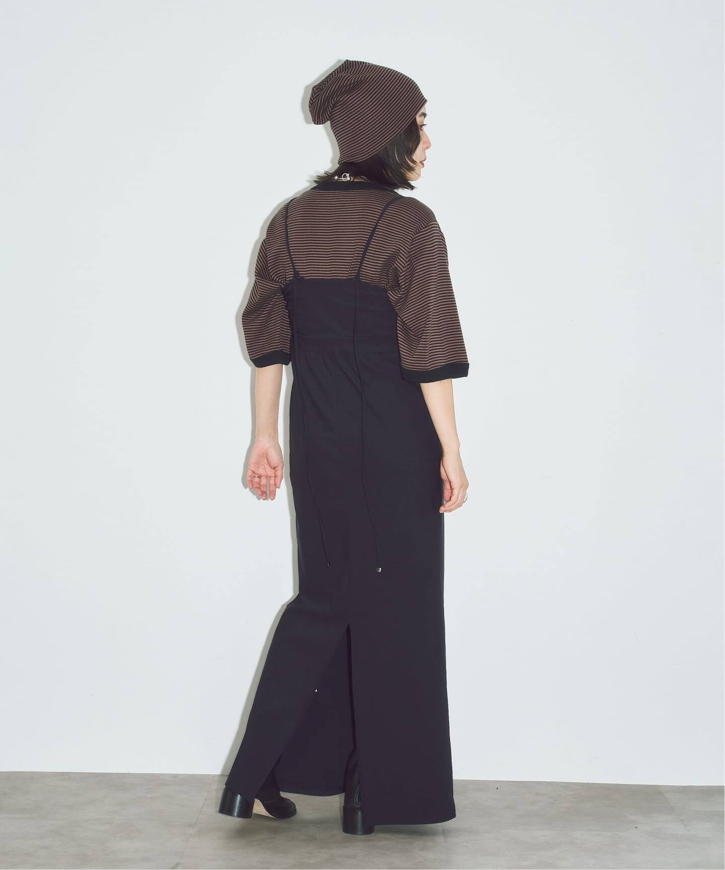 2WAY CAMI DRESS：ワンピース ブラック38 2WAY CAMI DRESS：ワンピース