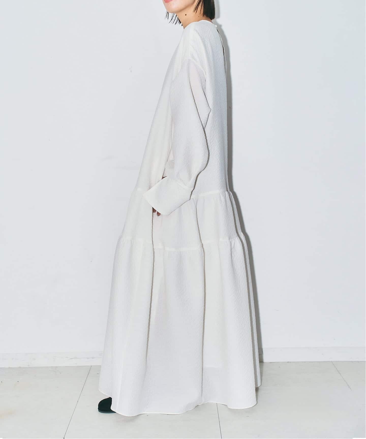 予約》SHEER JACQURD DRESS：ワンピース（ワンピース）｜CITYSHOP