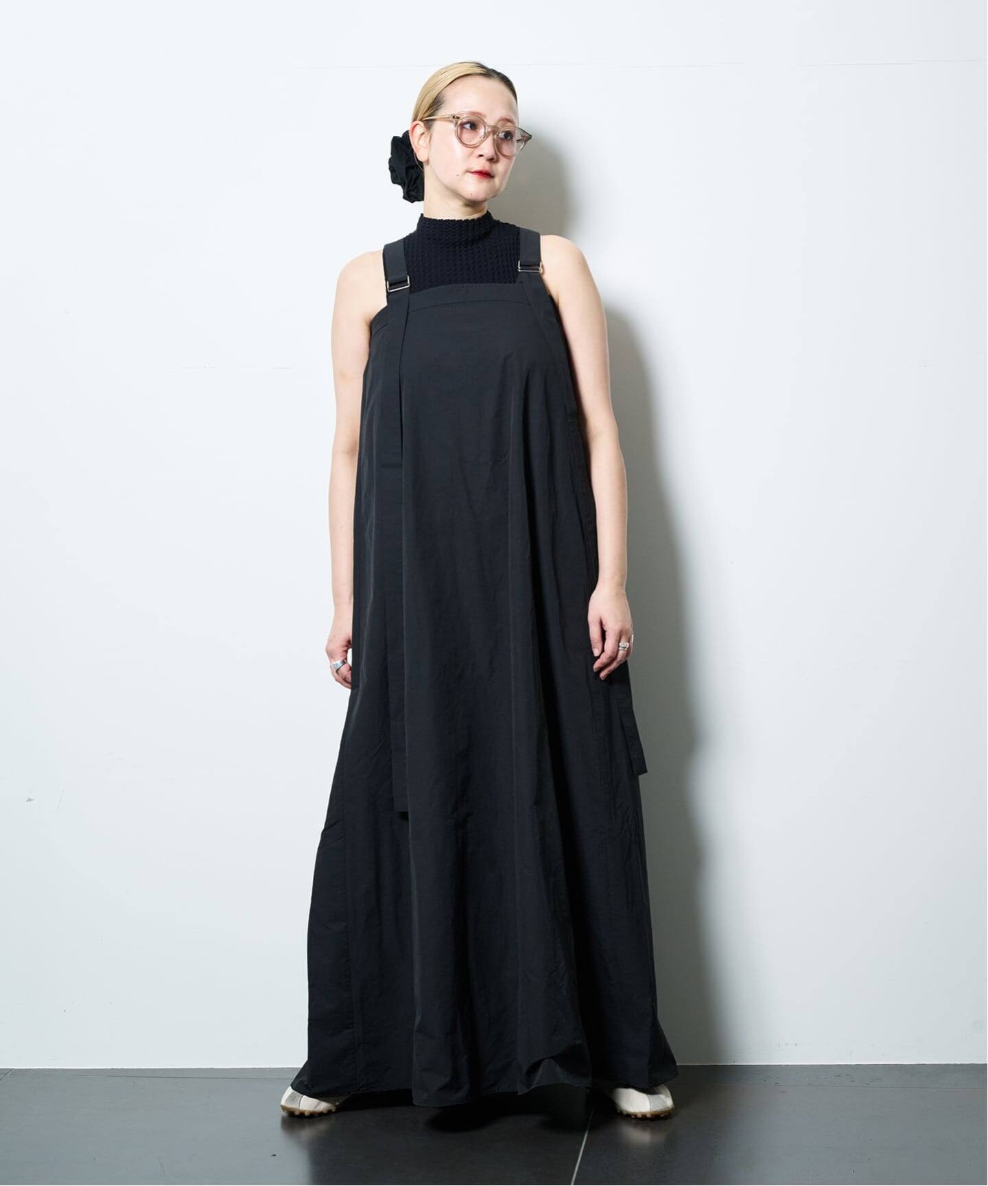 CITYSHOP (シティショップ)ロングワンピース ブラック 38 追加2》BELTED STRAP DRESS：ワンピース（ワンピース）｜CITYSHOP