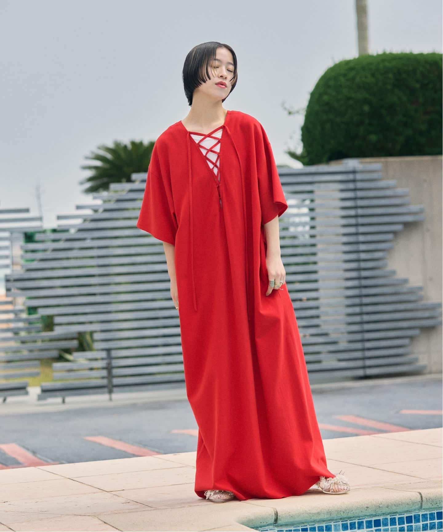LACE UP DRESS：ワンピース（ワンピース）｜CITYSHOP（シティショップ