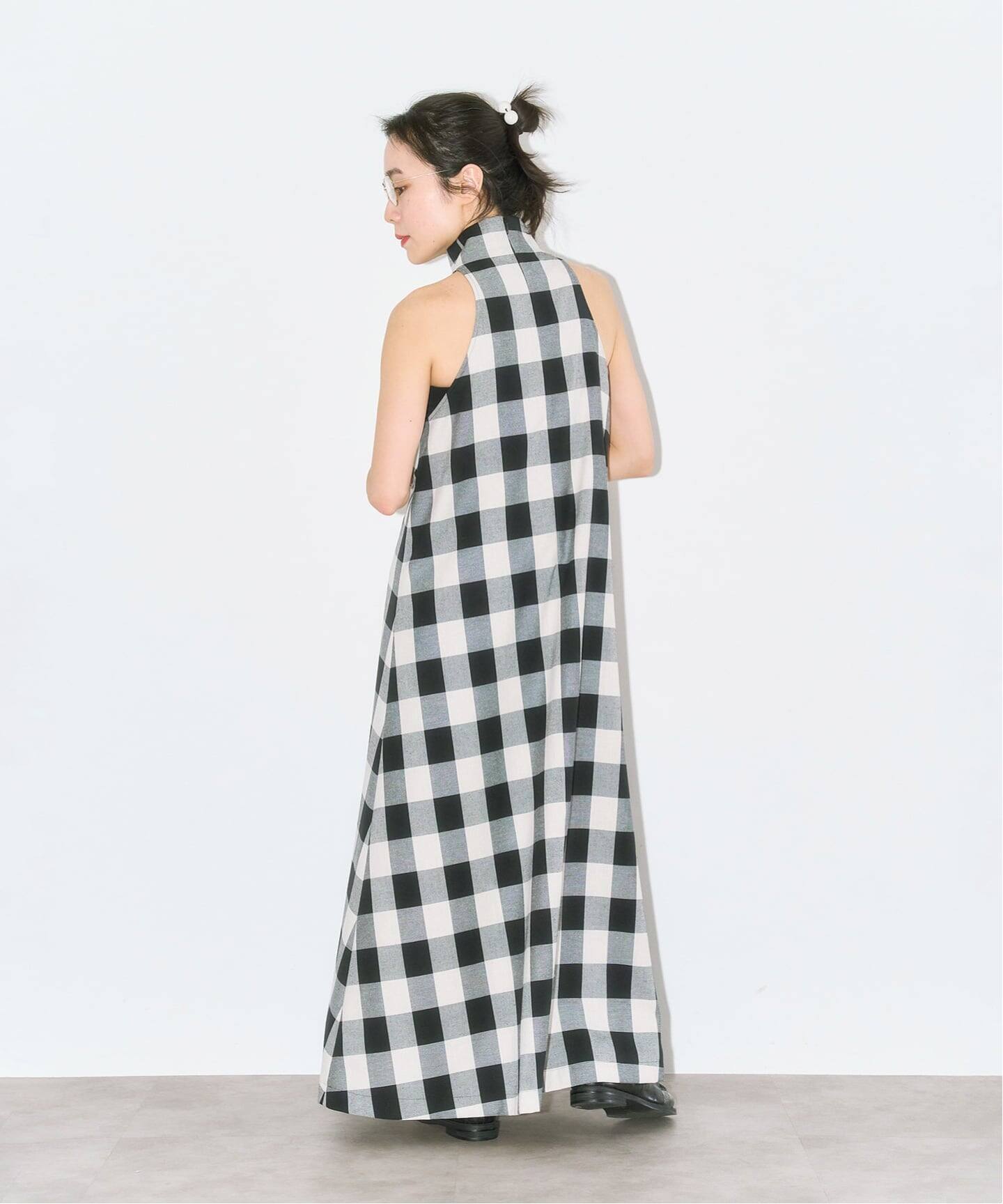 タグあり CITYSHOP LINEN LIKE DRESS：ワンピース LINEN LIKE DRESS
