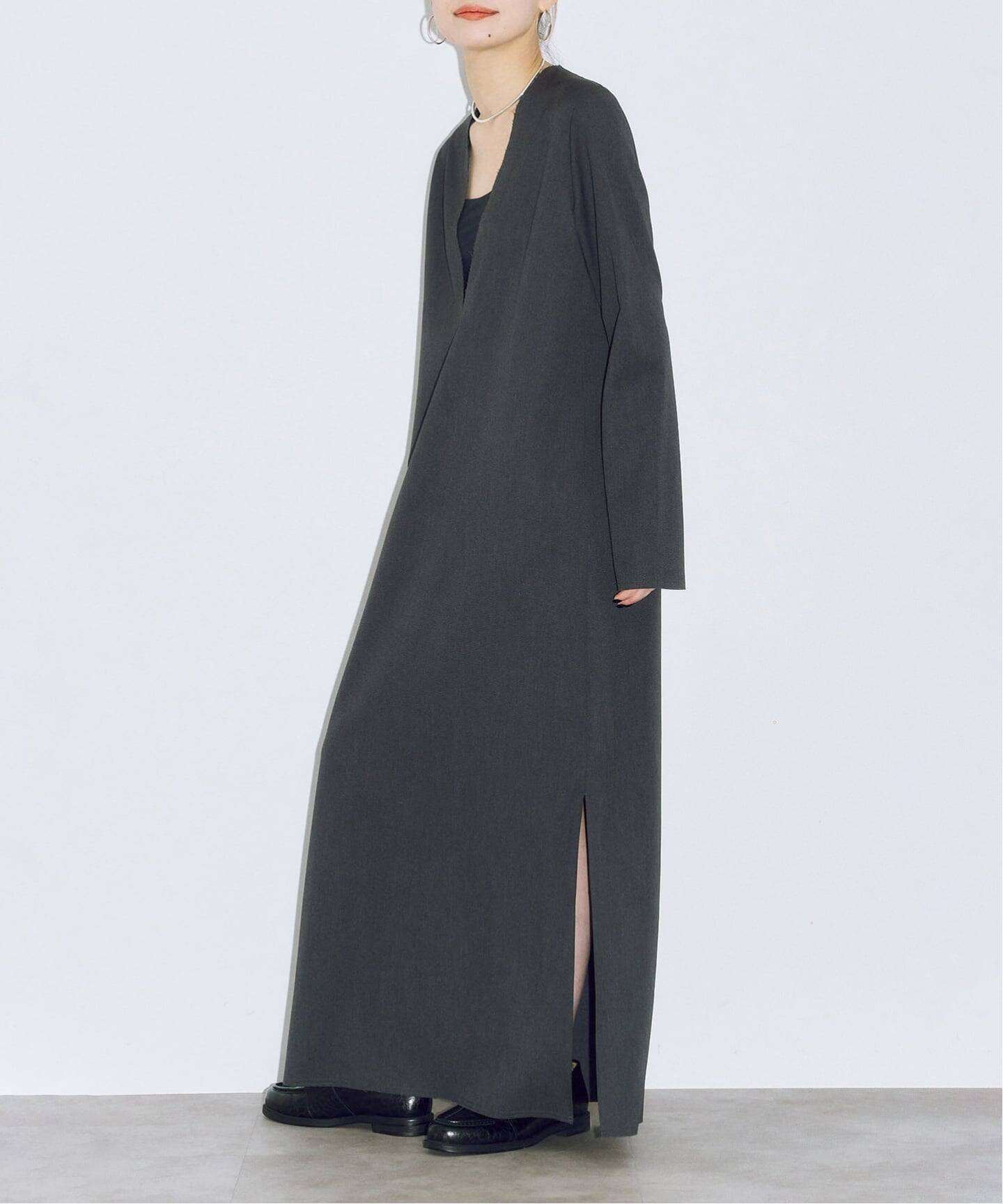 city shop V NECK LEAN DRESS ワンピース 38 V NECK LEAN DRESS：ワンピース（ワンピース）｜CITYSHOP（シティ