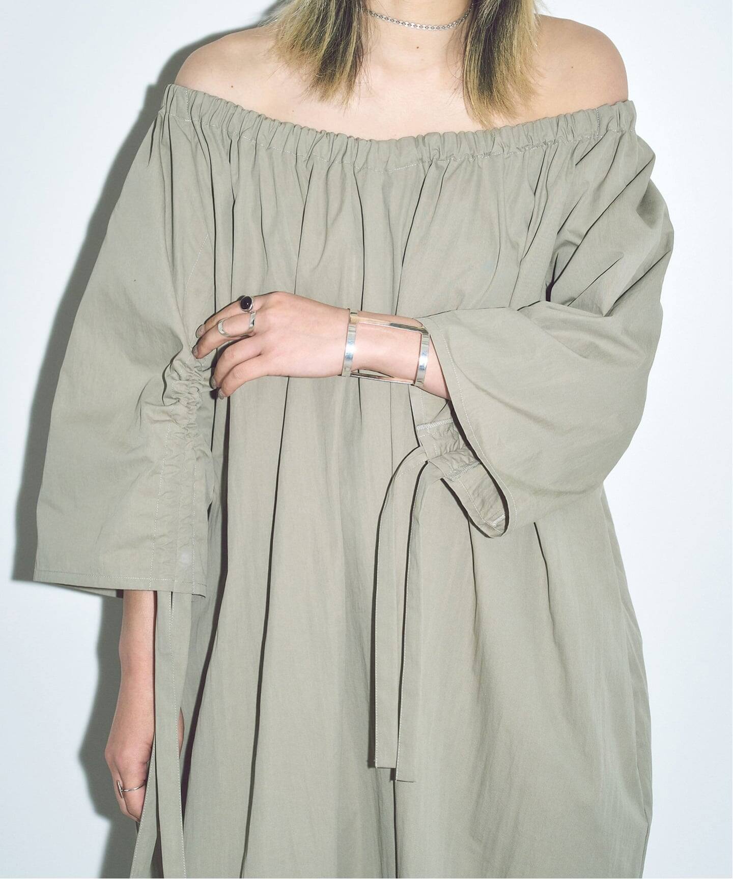 予約》GATHER SLEEVE DRESS：ワンピース（ワンピース）｜CITYSHOP