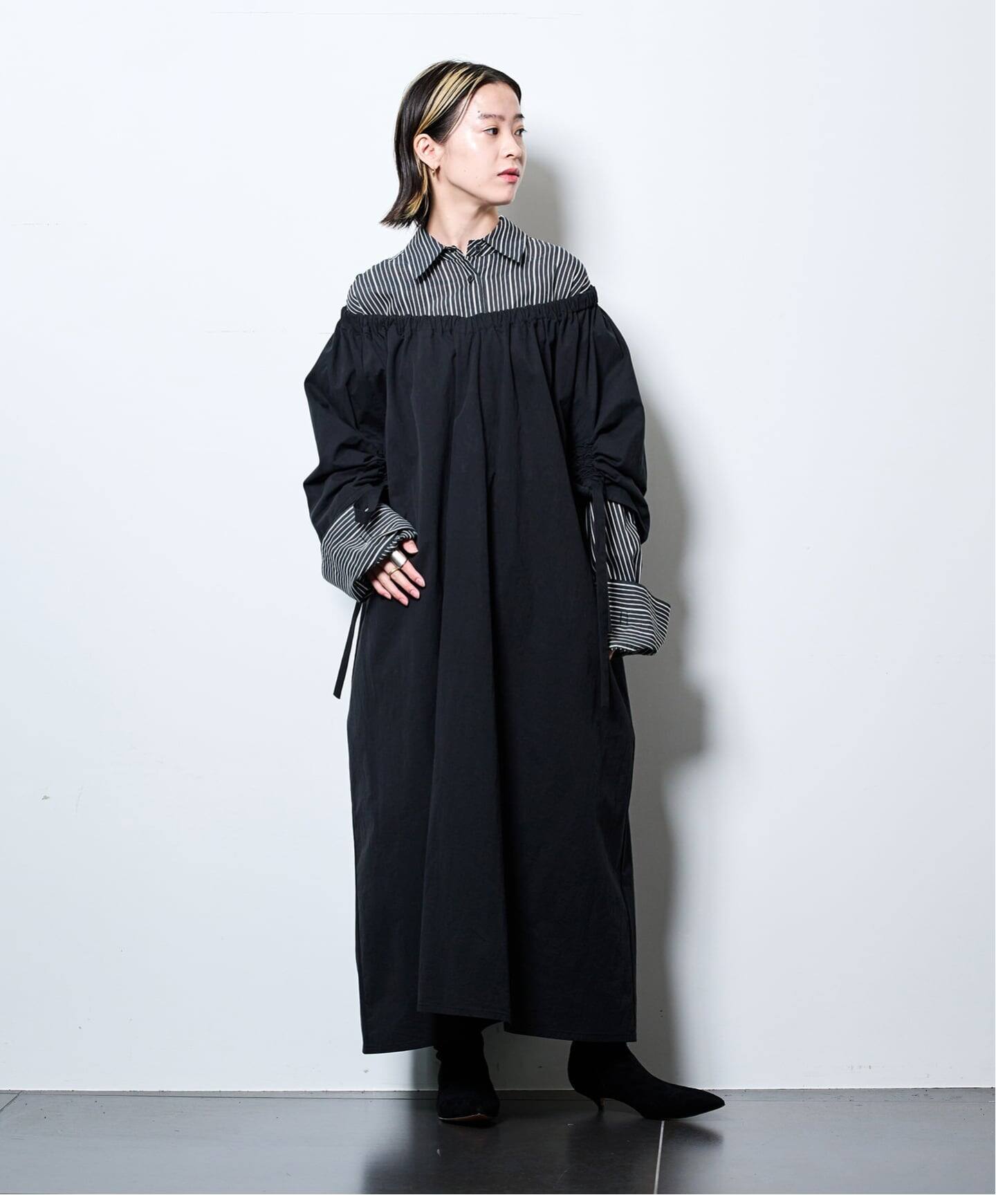 予約》GATHER SLEEVE DRESS：ワンピース（ワンピース）｜CITYSHOP