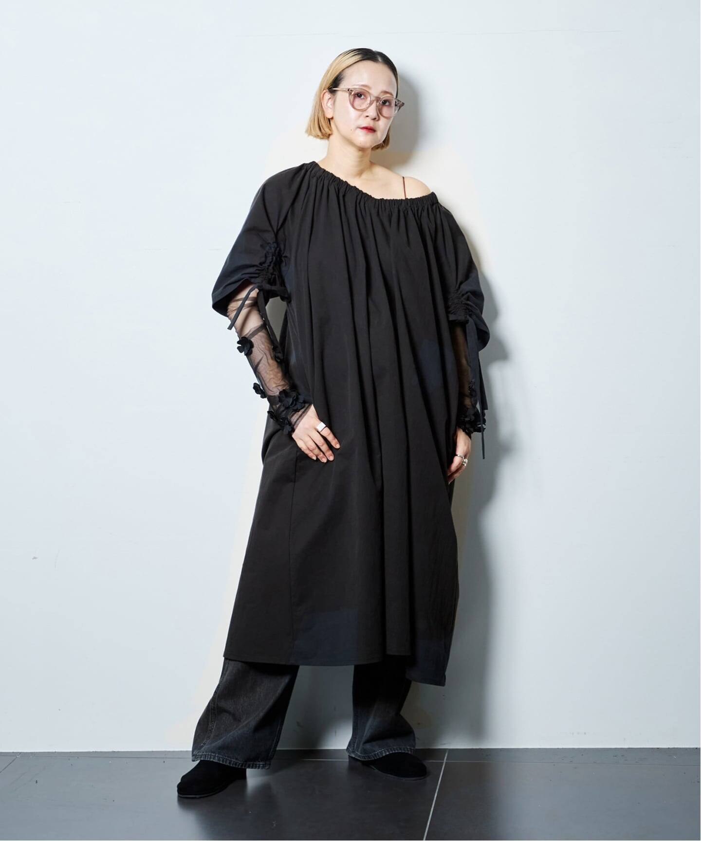 予約》GATHER SLEEVE DRESS：ワンピース（ワンピース）｜CITYSHOP