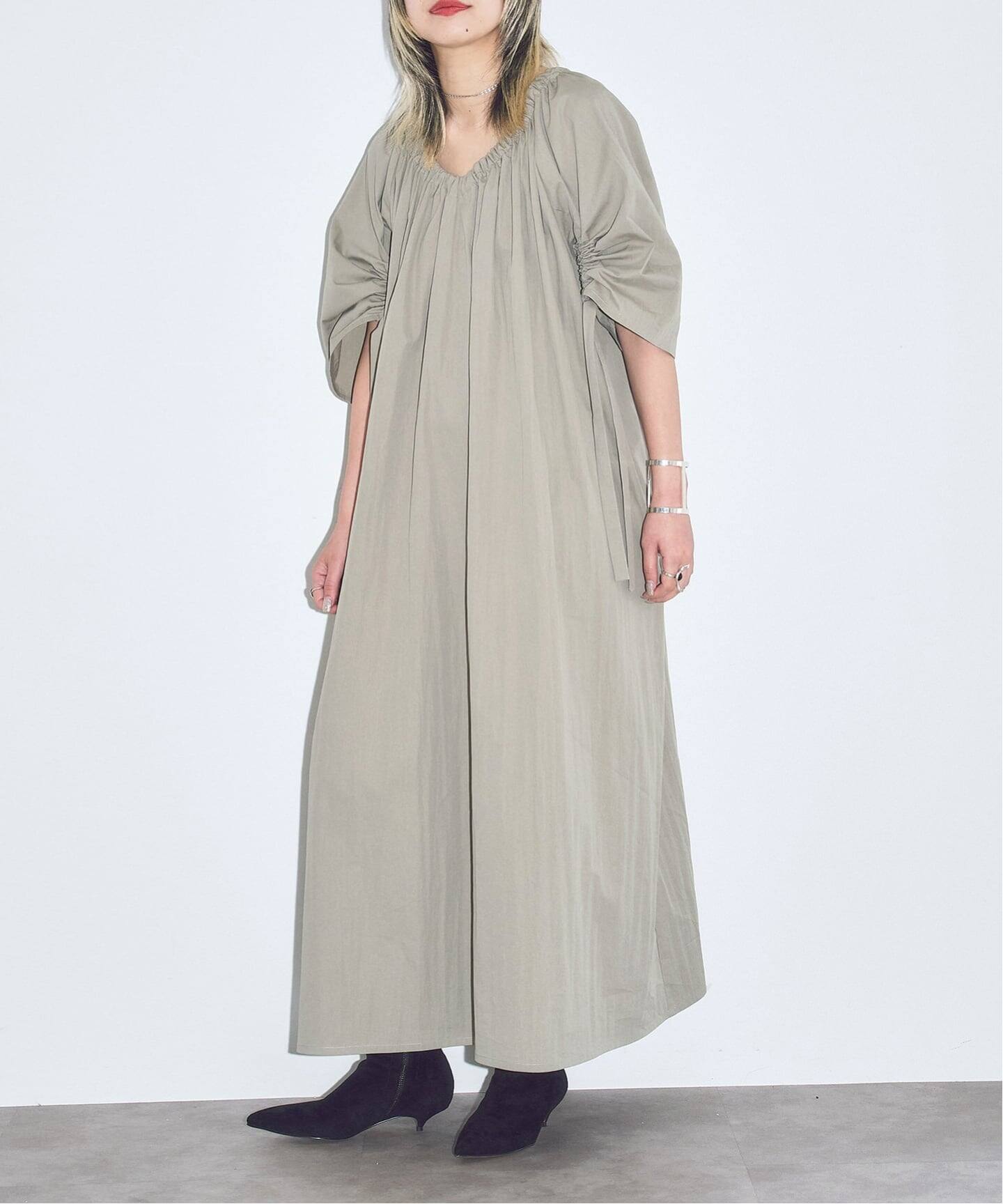 GATHER SLEEVE DRESS：ワンピース（ワンピース）｜CITYSHOP（シティ 