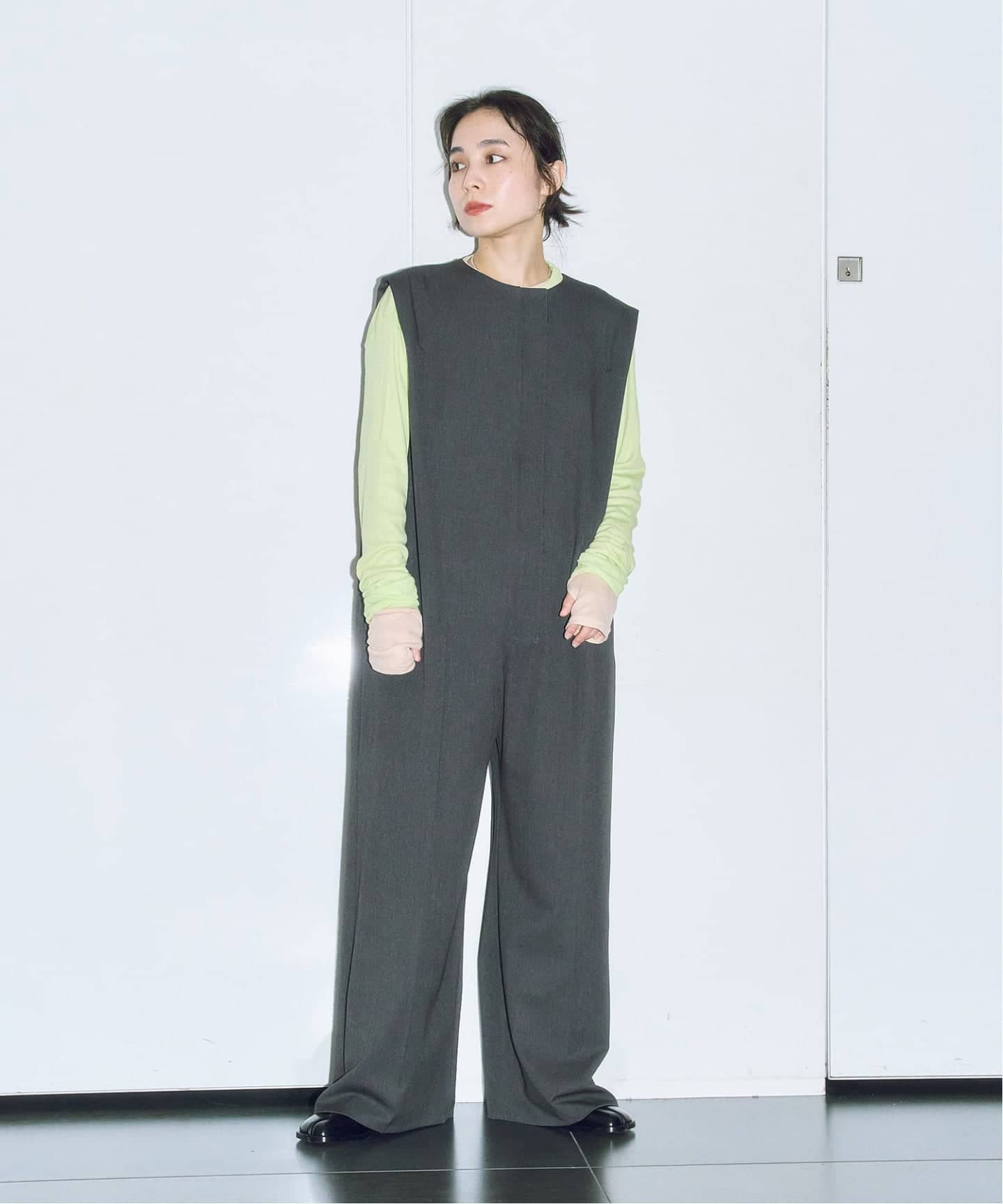 予約》ZIP JUMP SUIT：オールインワン（つなぎ／オールインワン