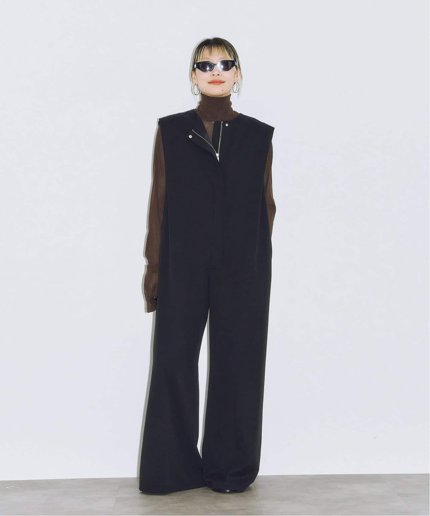 予約》ZIP JUMP SUIT：オールインワン（つなぎ／オールインワン