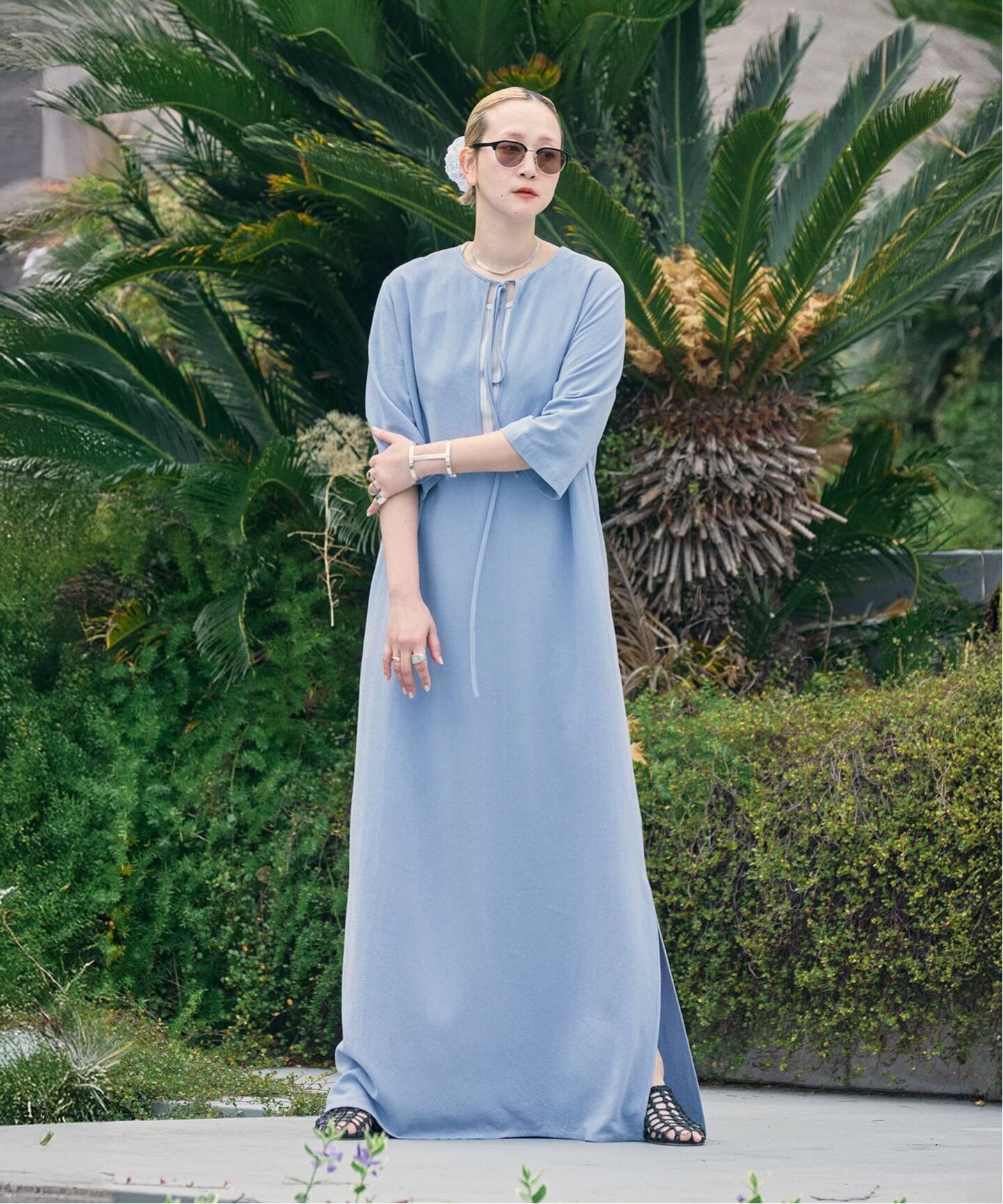 追加予約2》ASA LIKE KAFTAN LEAN DRESS：ワンピース（ワンピース