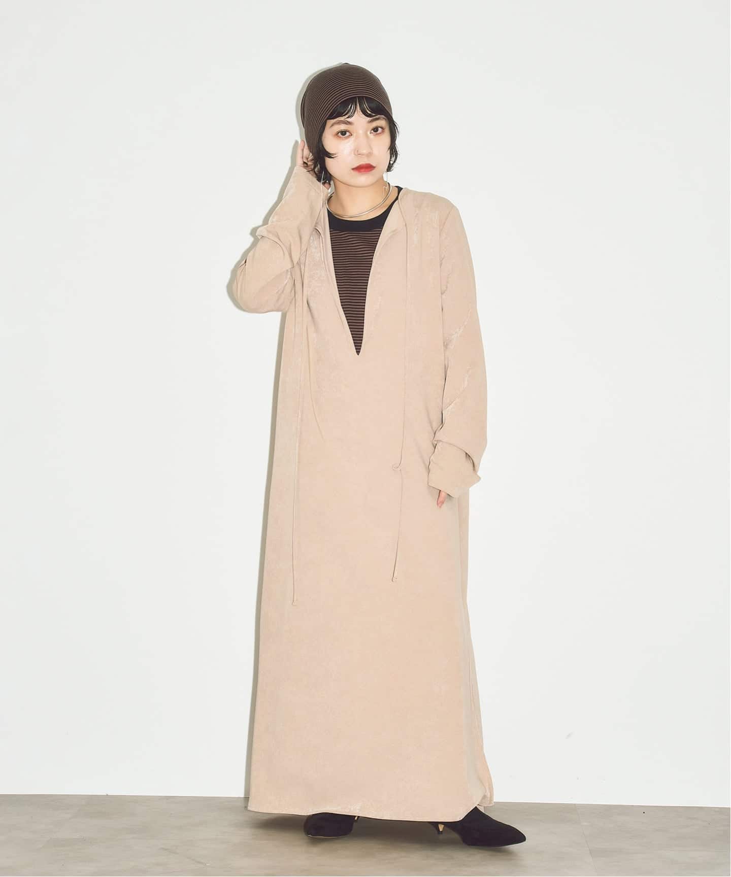 追加予約》VELVET LEAN KAFTAN DRESS：ワンピース（ワンピース
