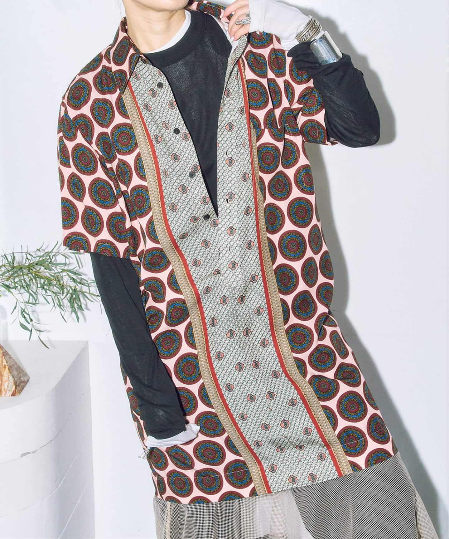 TOGA PULLA INNER PRINT DRESS TZ261-FH963：ワンピース（ワンピース