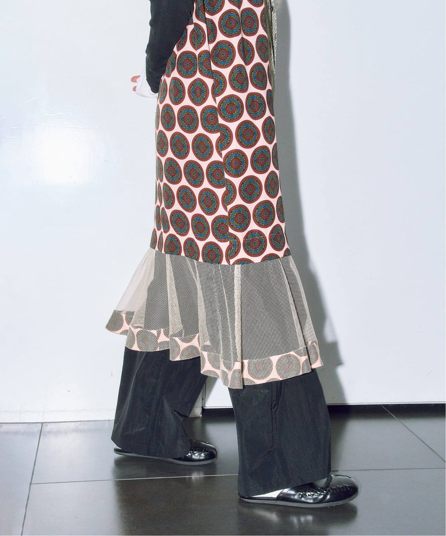 TOGA PULLA INNER PRINT DRESS TZ261-FH963：ワンピース（ワンピース