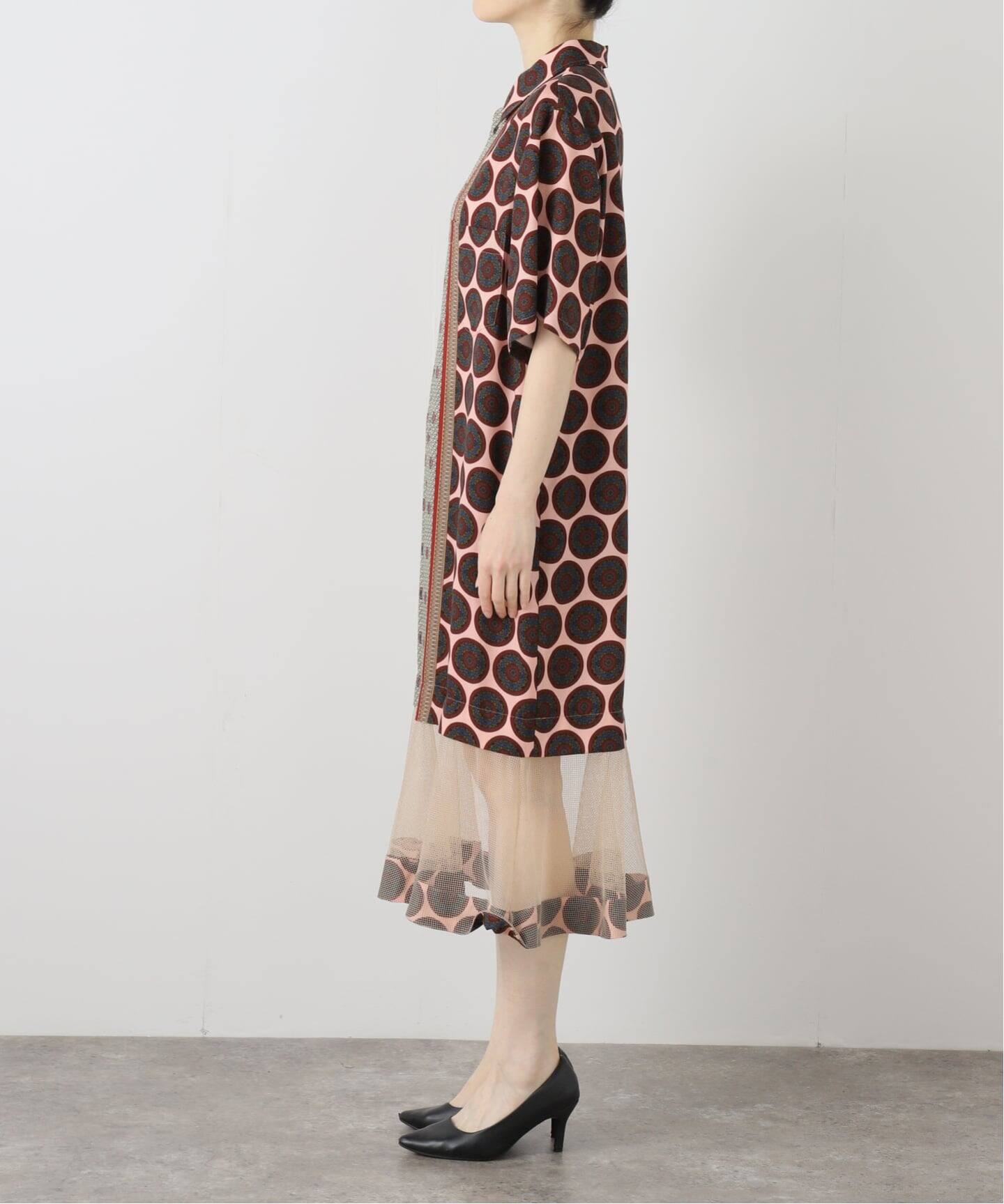 TOGA PULLA INNER PRINT DRESS TZ261-FH963：ワンピース（ワンピース