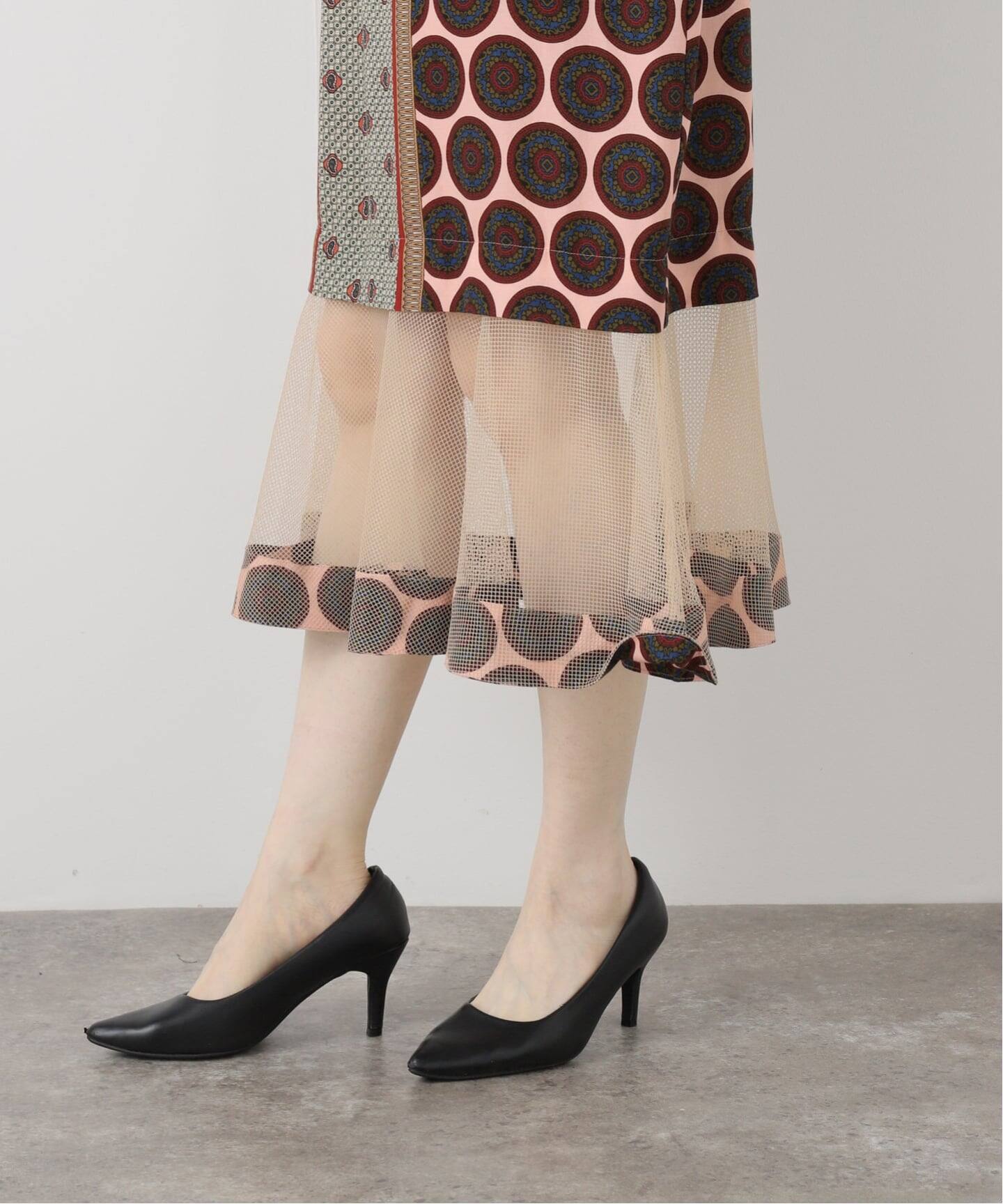TOGA PULLA INNER PRINT DRESS TZ261-FH963：ワンピース（ワンピース