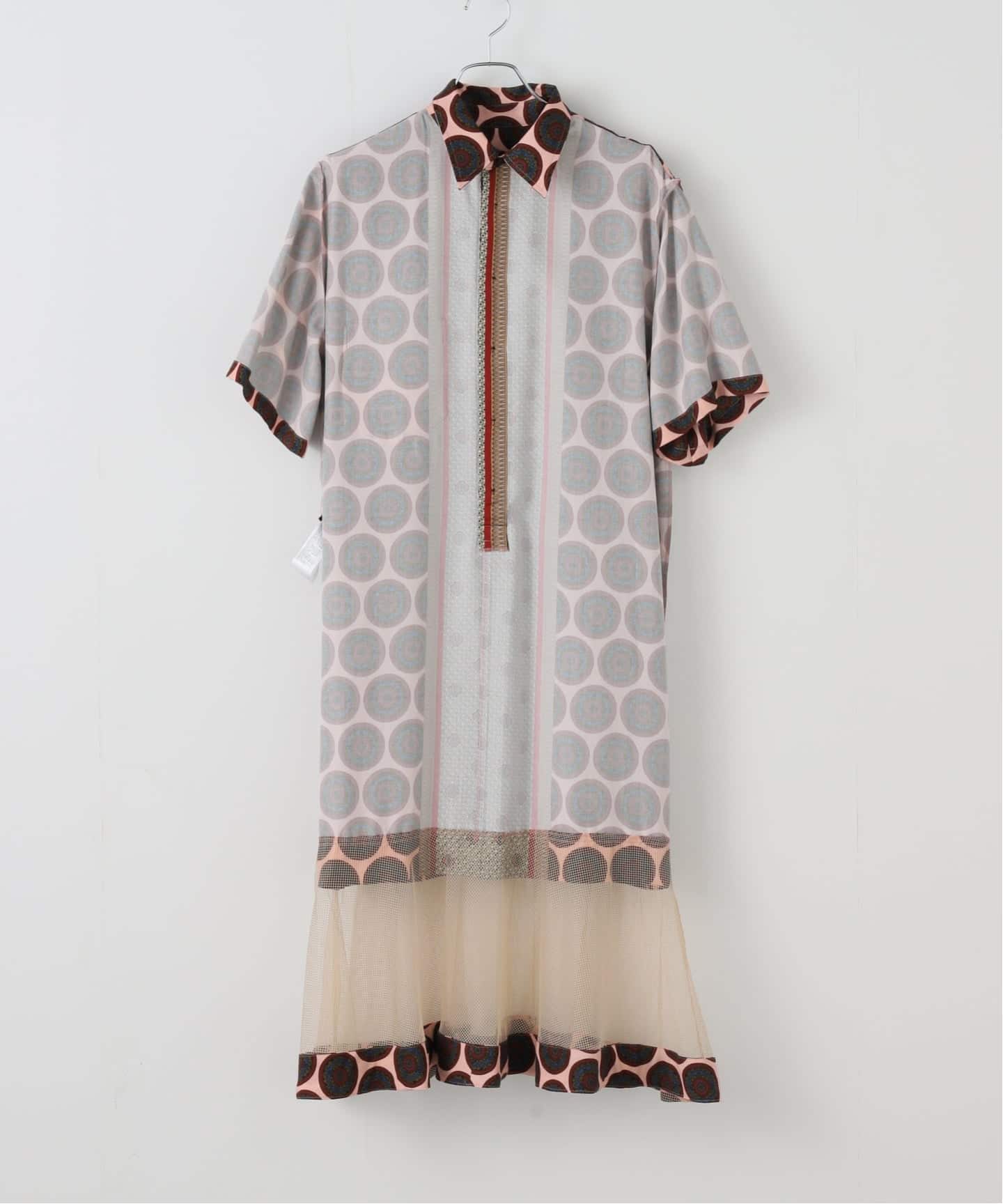 ワンピース TOGA PULLA taffeta doress TOGA PULLA INNER PRINT DRESS TZ261-FH963：ワンピース（ワンピース