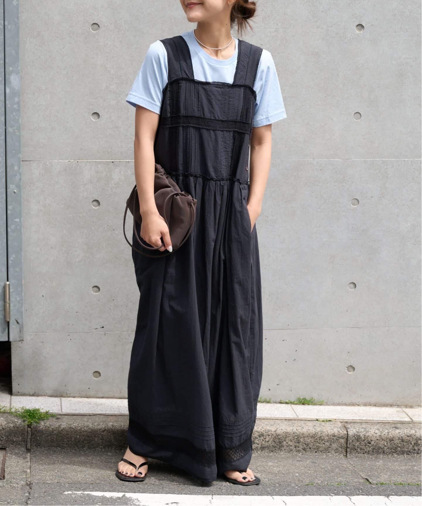 コットンローンレーストリムワンピース（ワンピース）｜OUTDOOR