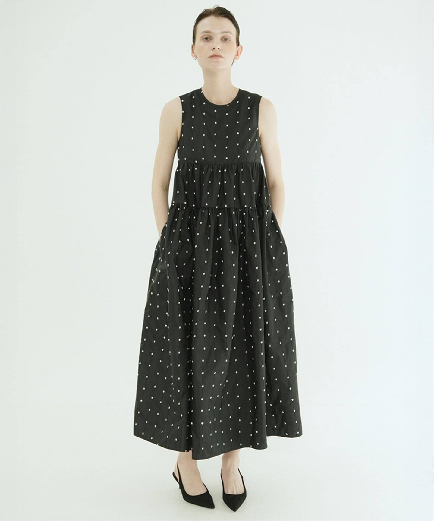 CLANE DOT TIERED VOLUME ONEPIECE（ワンピース）｜BOICE FROM