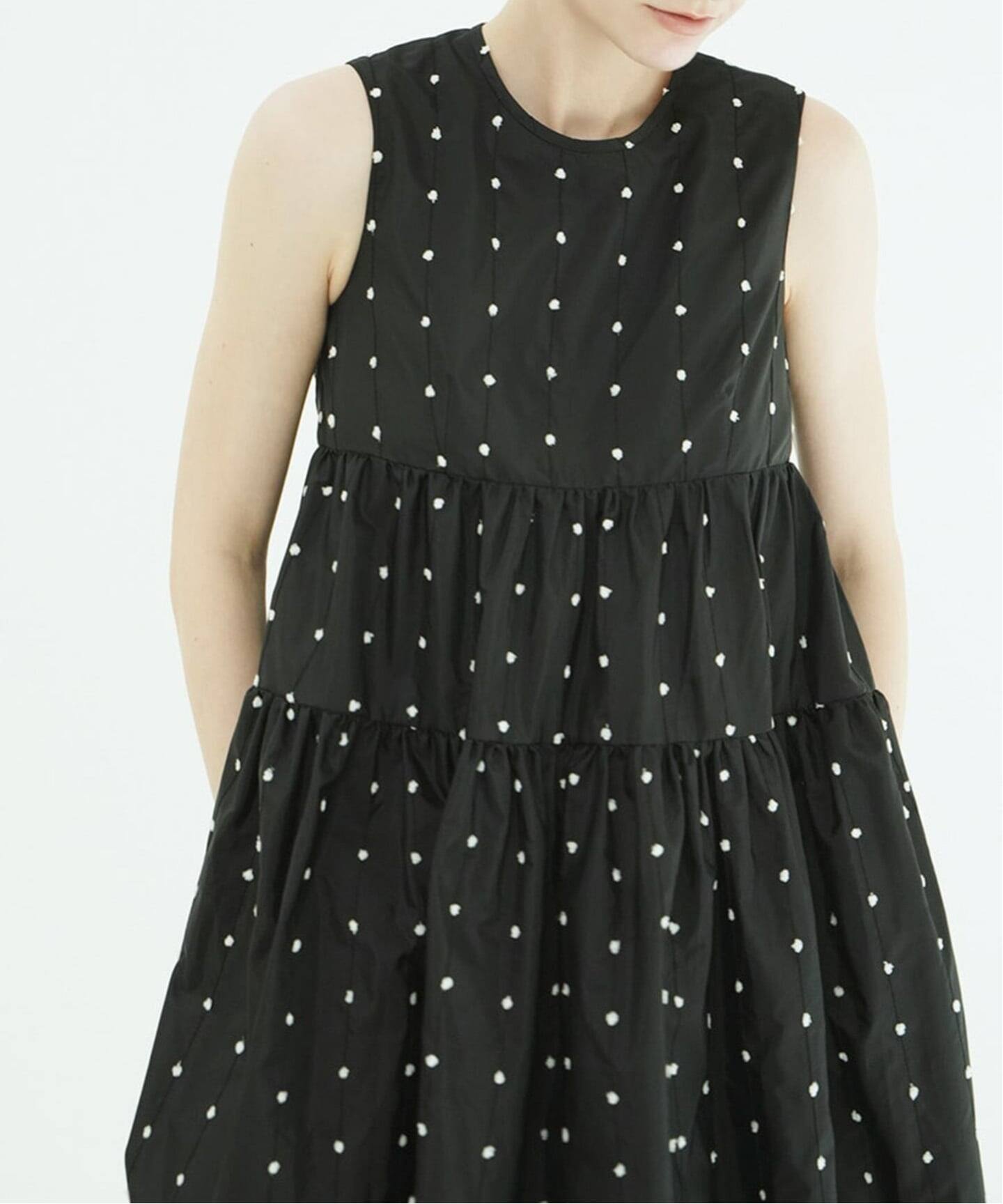 CLANE DOT TIERED VOLUME ONEPIECE（ワンピース）｜BOICE FROM