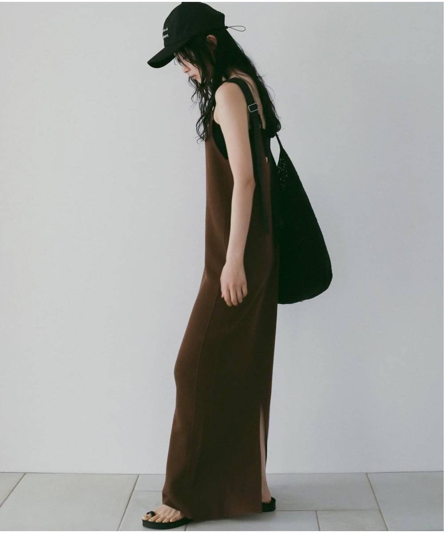 【新品タグ付】anuke Salopette Knit Onepiece 36 anuke salopette Knit Onepiece（ワンピース）｜BOICE FROM BAYCREW'S
