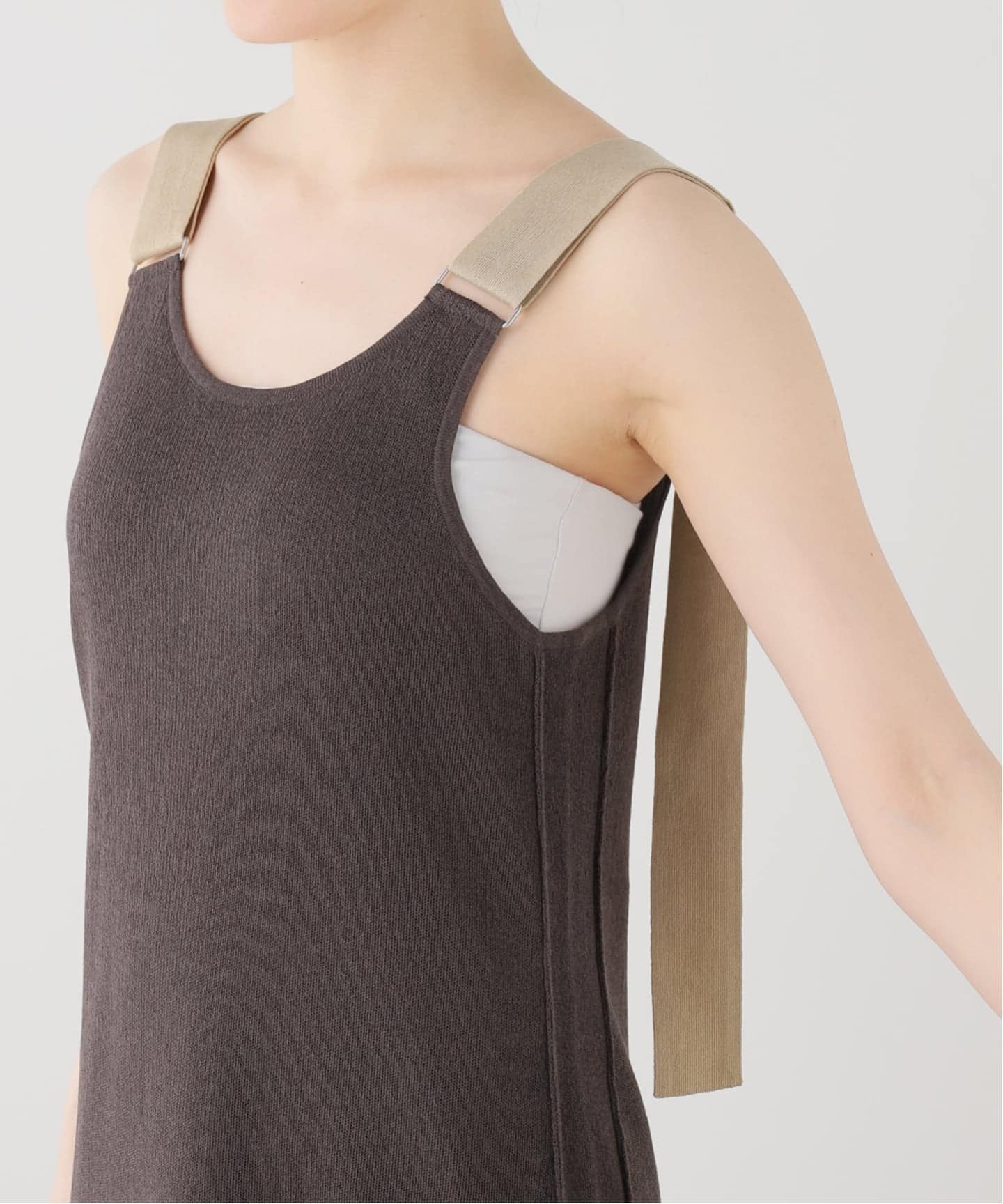 anuke salopette Knit Onepiece（ワンピース）｜BOICE FROM BAYCREW'S