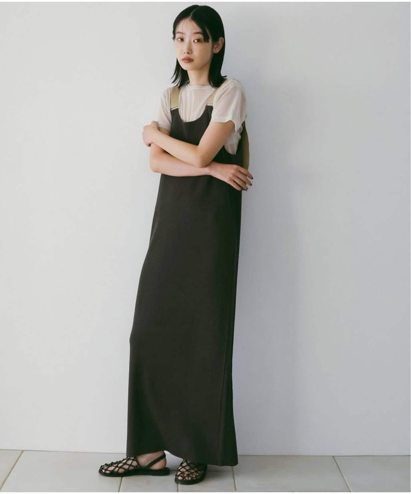 anuke salopette Knit Onepiece（ワンピース）｜BOICE FROM BAYCREW'S