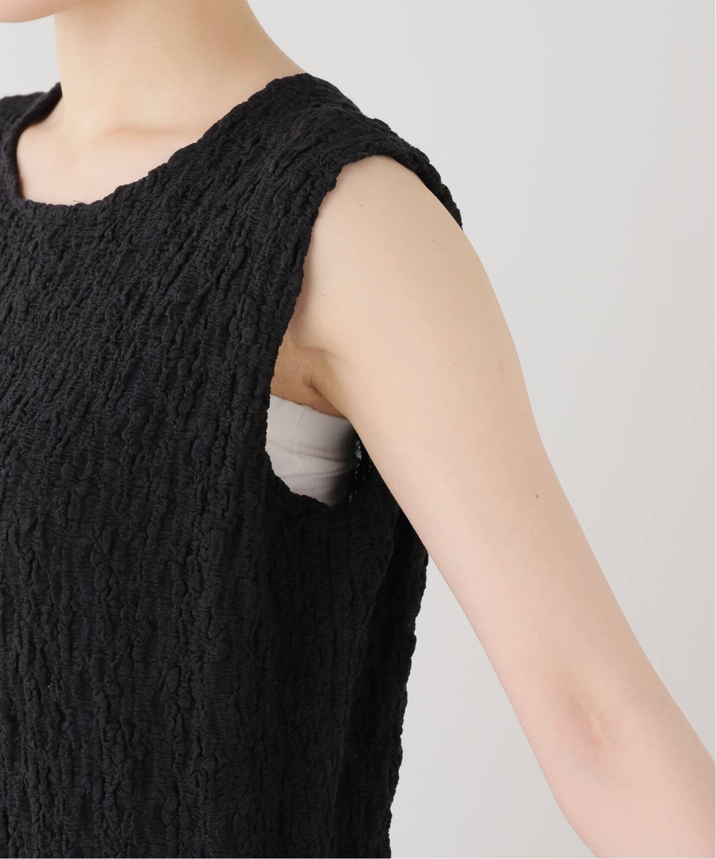 anuke Sleeveless Shirring Onepiece（ワンピース）｜BOICE FROM