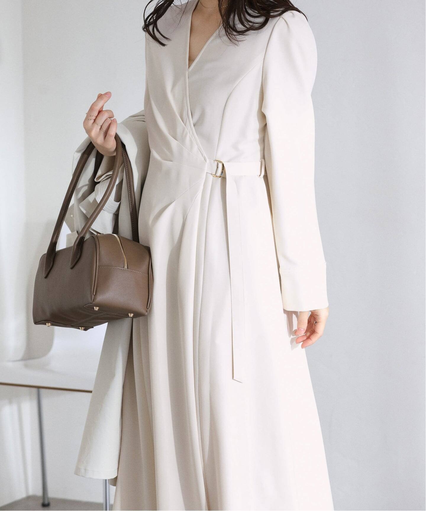 洗える】カシュクールワンピース（ワンピース）｜La Totalite（ラ