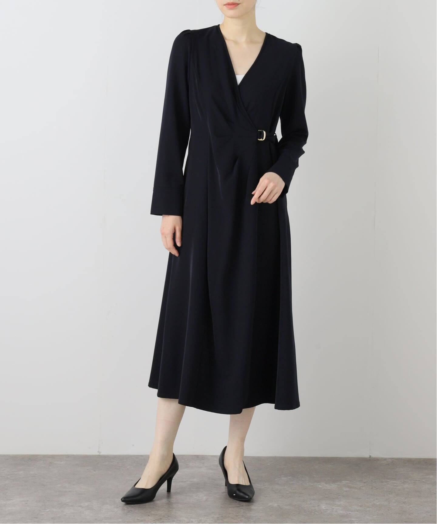 洗える】カシュクールワンピース（ワンピース）｜La Totalite（ラ