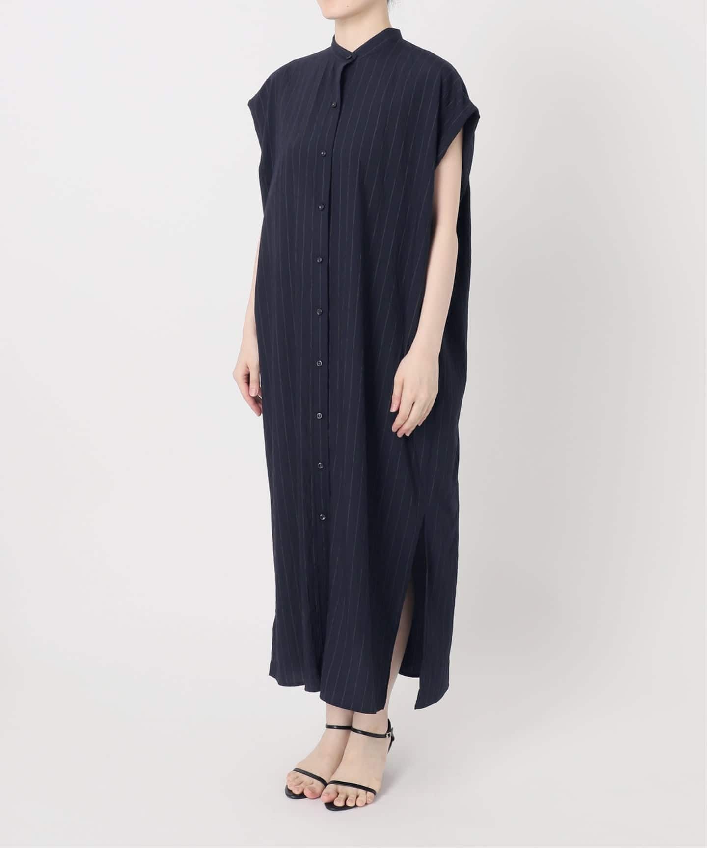 別注カラー有り》MARSALAストライプシャツワンピース（ワンピース