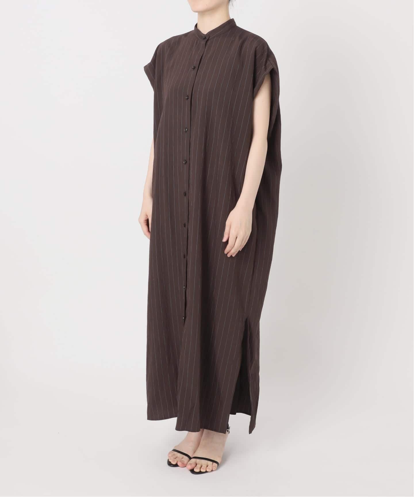 別注カラー有り》MARSALAストライプシャツワンピース（ワンピース