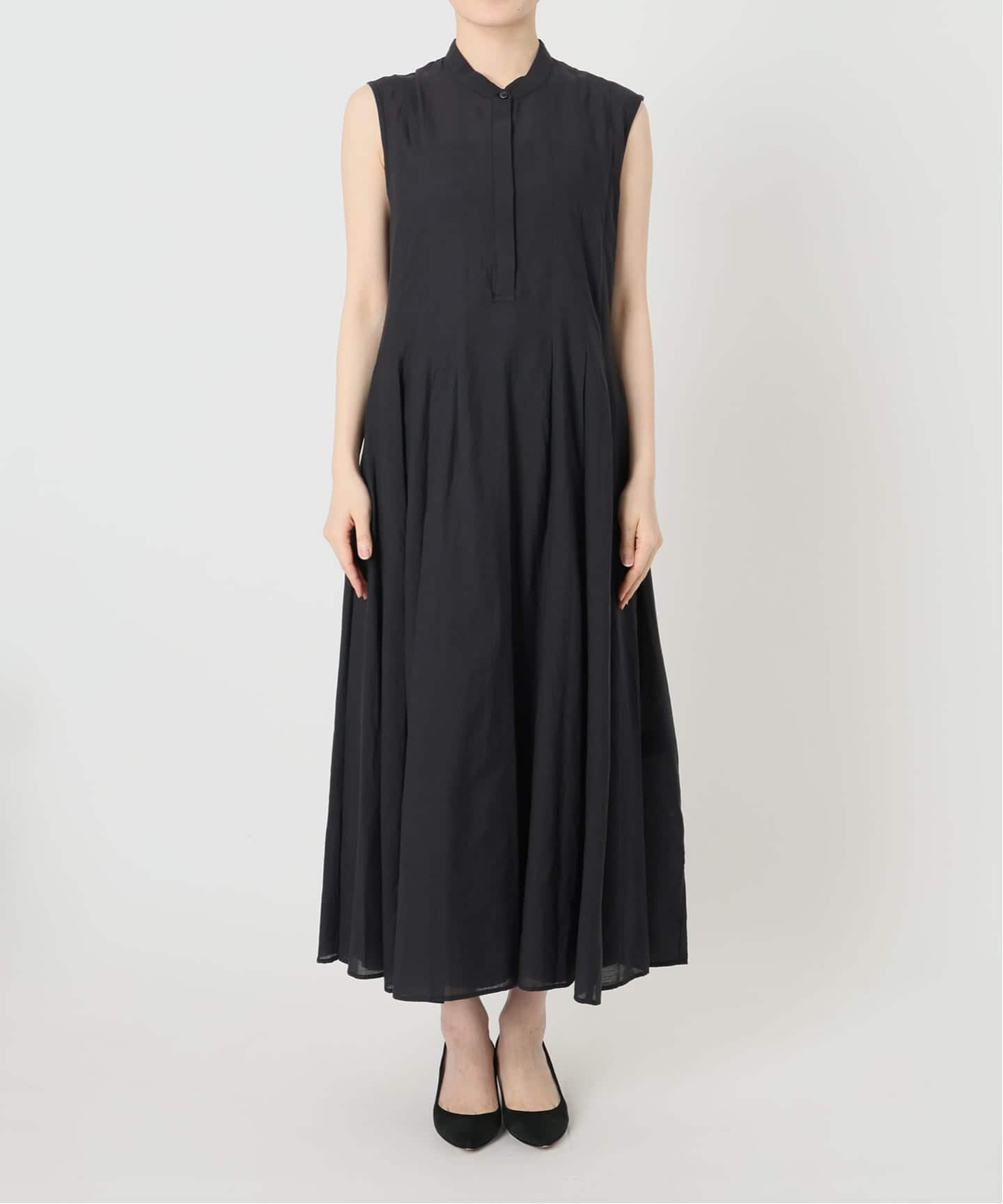 【新品未使用】Spick & Span C/Rボイルタックノースリーブワンピース 手洗い可》C/Rボイルタックノースリーブワンピース（ワンピース