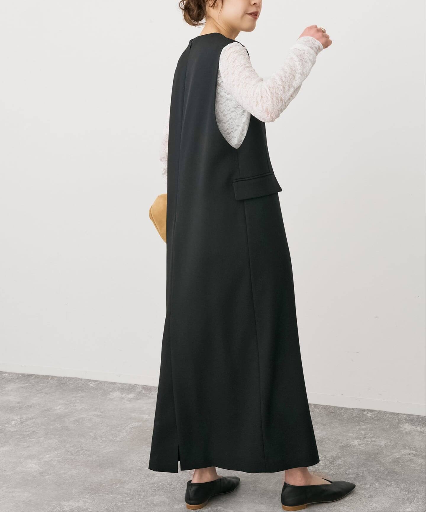 WEB限定 / 追加予約》ダブルクロスVネックワンピース（ワンピース