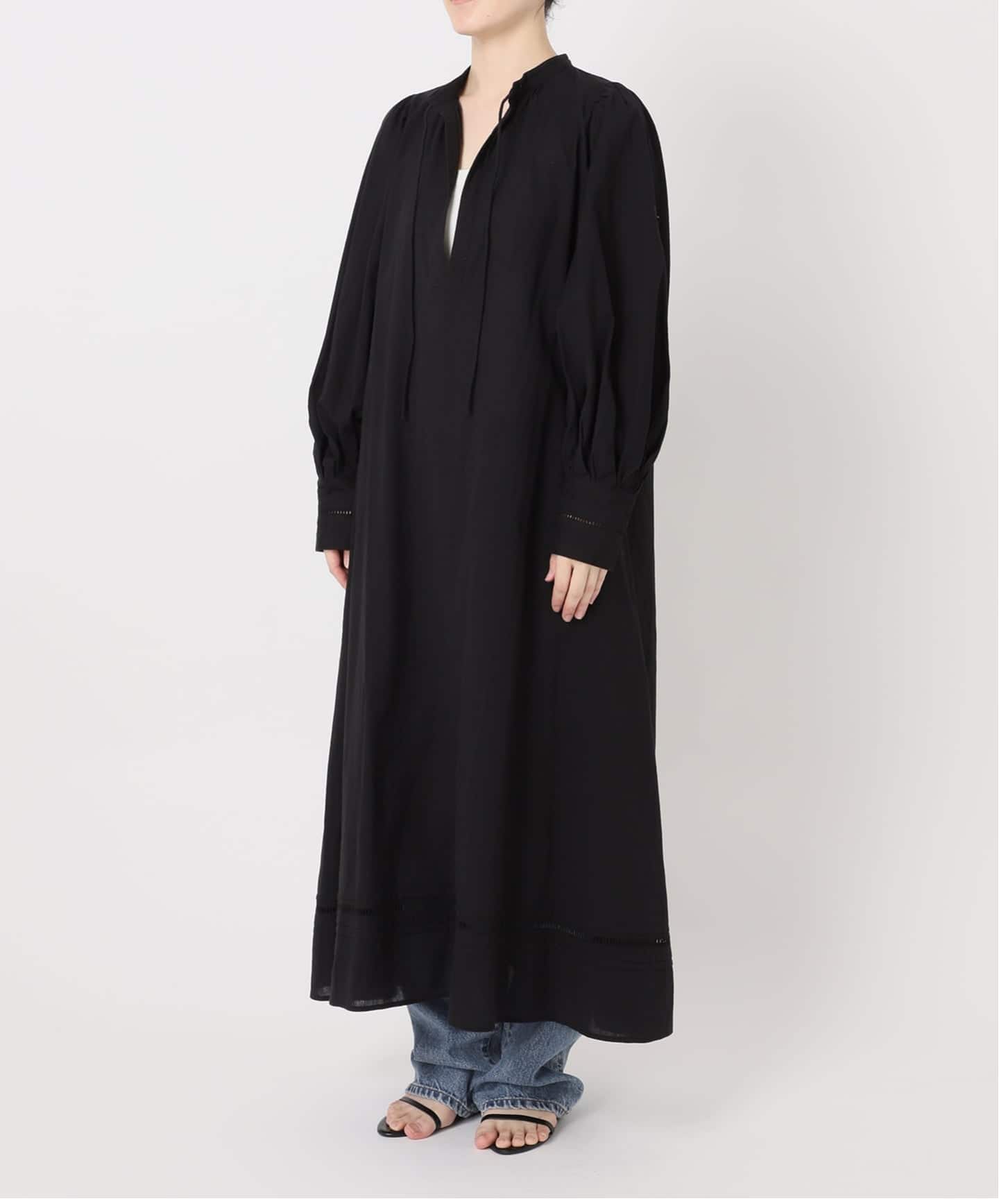 a&m リネンブレンドハシゴレースワンピース（ワンピース）｜Spick
