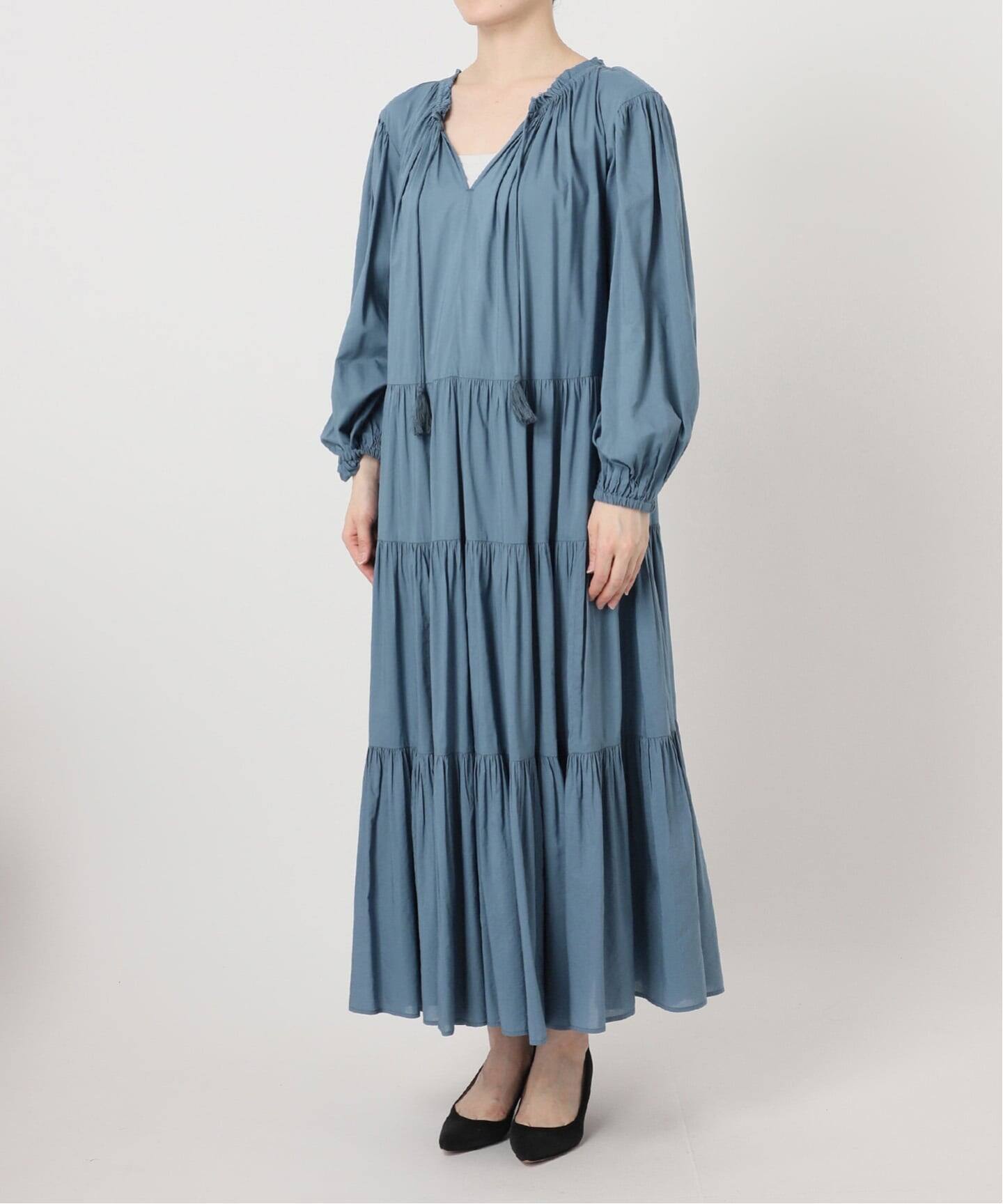Spick&Span HYU ティアードワンピース　ベイクルーズロングワンピース HYU 2WAYティアードワンピース（ワンピース）｜Spick & Span（スピック