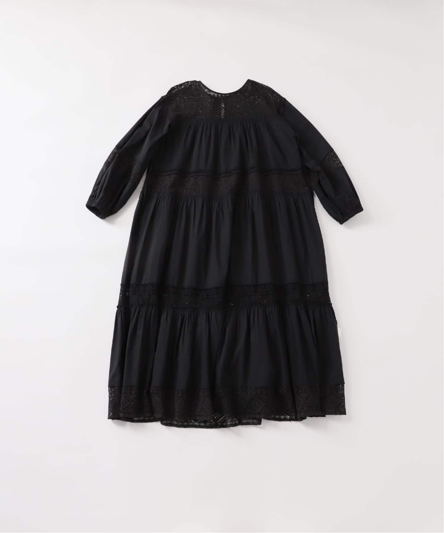 新色有り / 追加予約》HYUレースギャザーワンピース（ワンピース