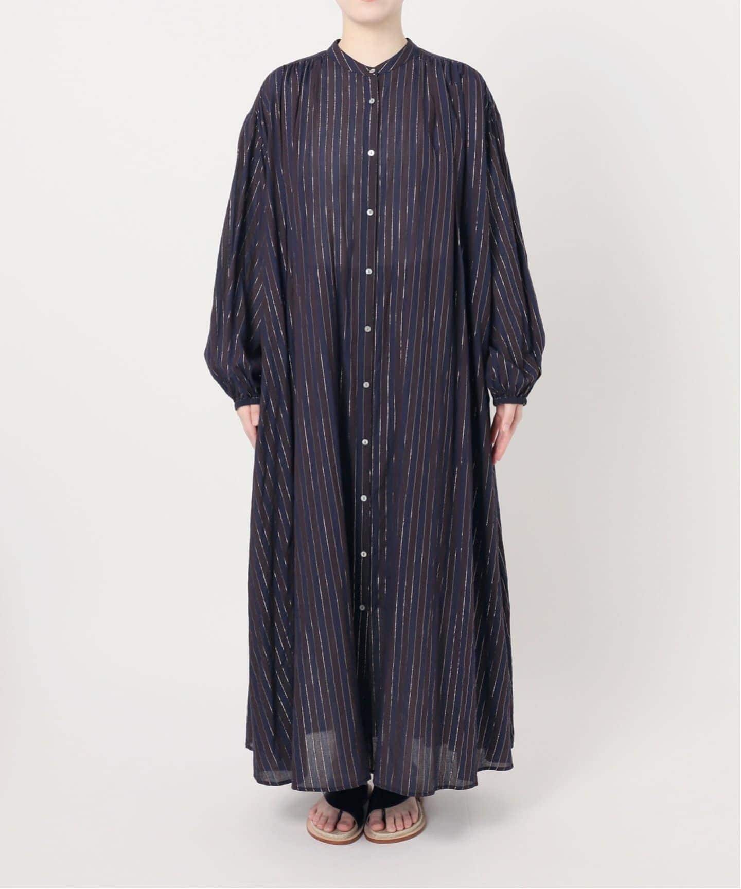 Spick & Span　HYUストライプギャザーシャツワンピース　 38 WEB限定 / 追加》HYUストライプギャザーシャツワンピース（ワンピース