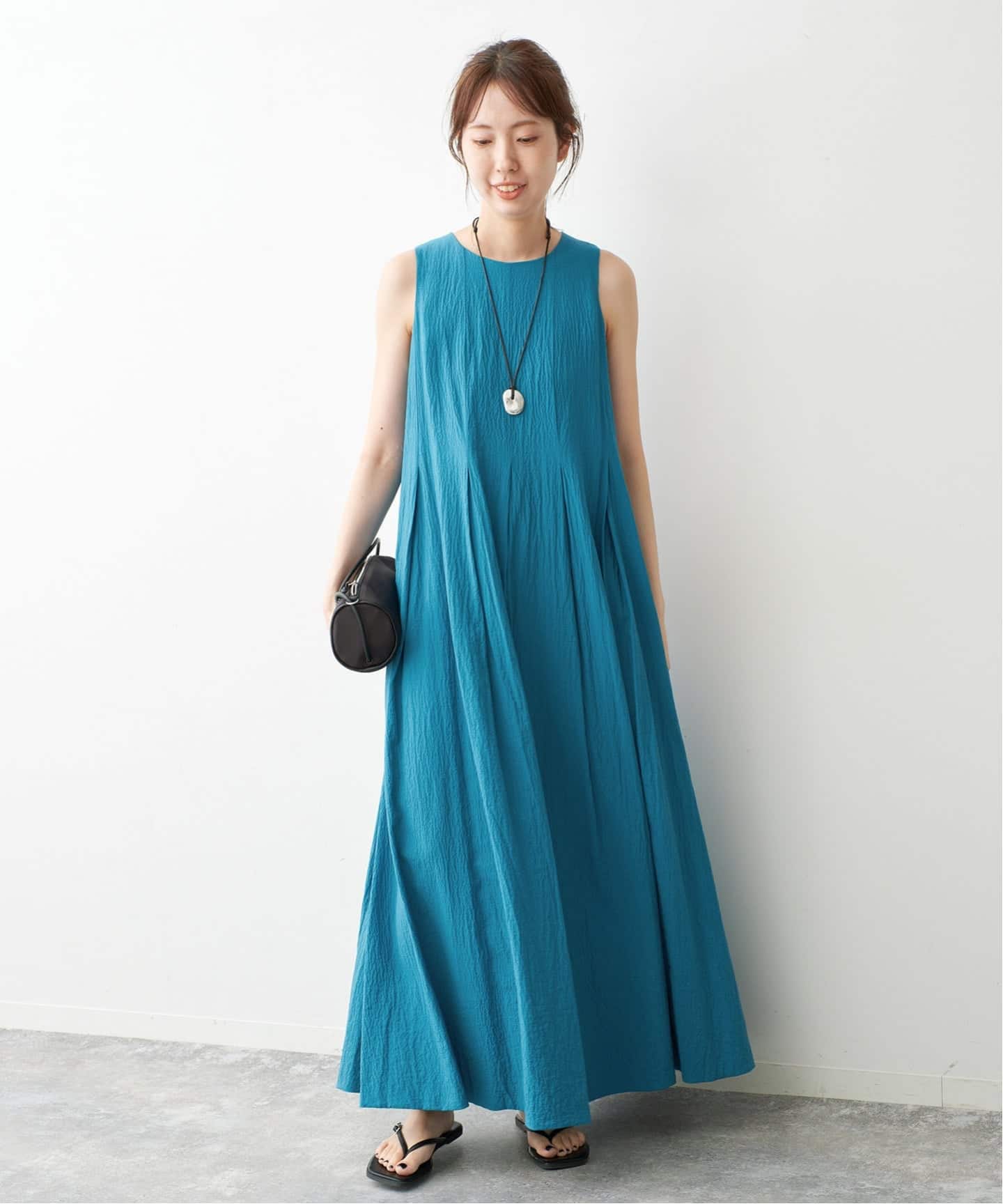 SALE SPICK&SPAN♥︎ワンピース タックアメスリワンピース（ワンピース）｜Spick & Span（スピック
